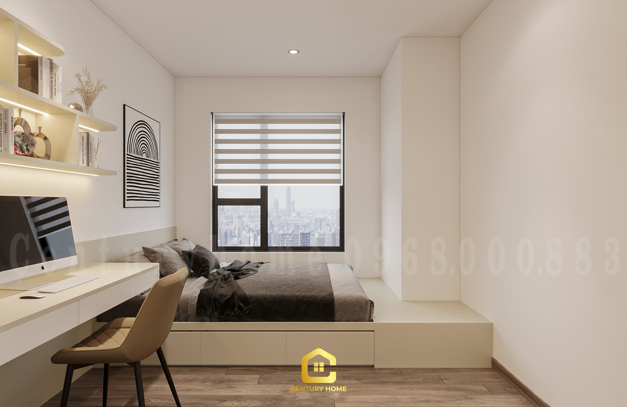 Thiết Kế Nội Thất - pc Hiện Đại- Anh Vinh - Hoàng Mai