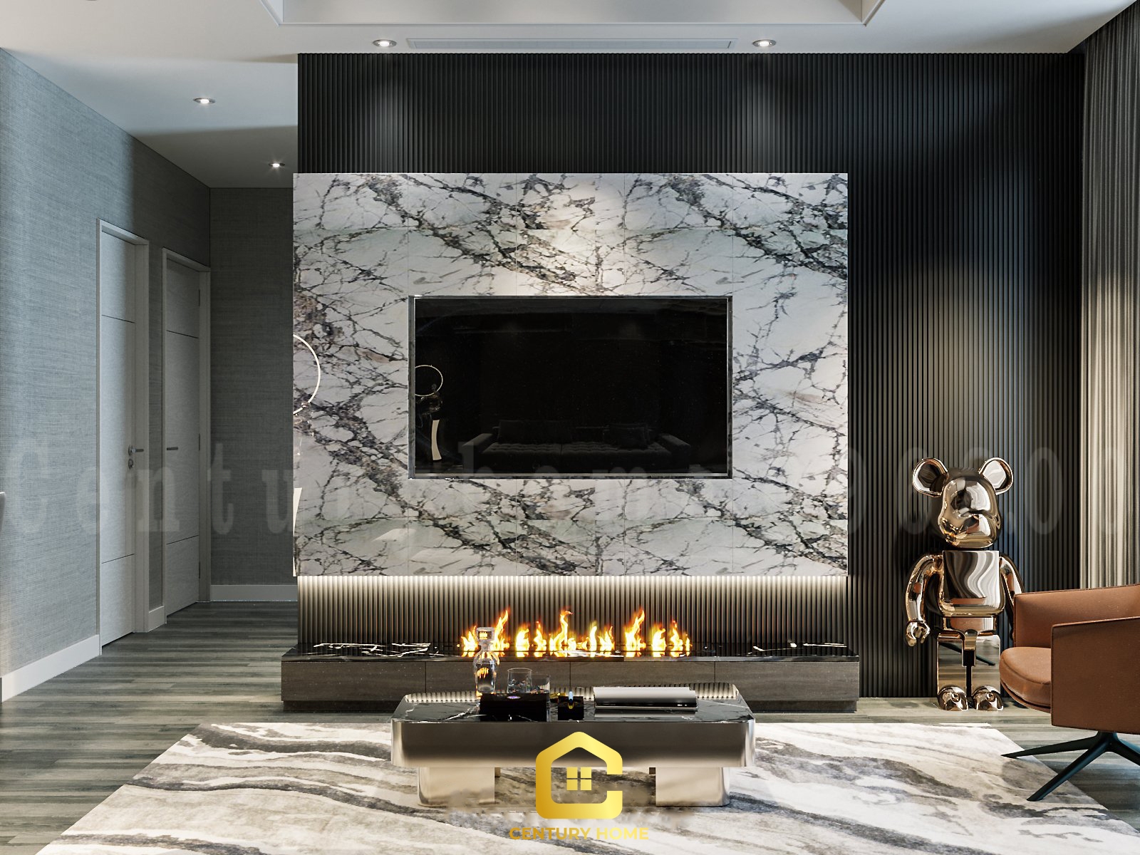 Thiết Kế Nội Thất - pc Hiện Đại- Chị Tú Anh La - Fortuna Vĩnh Yên