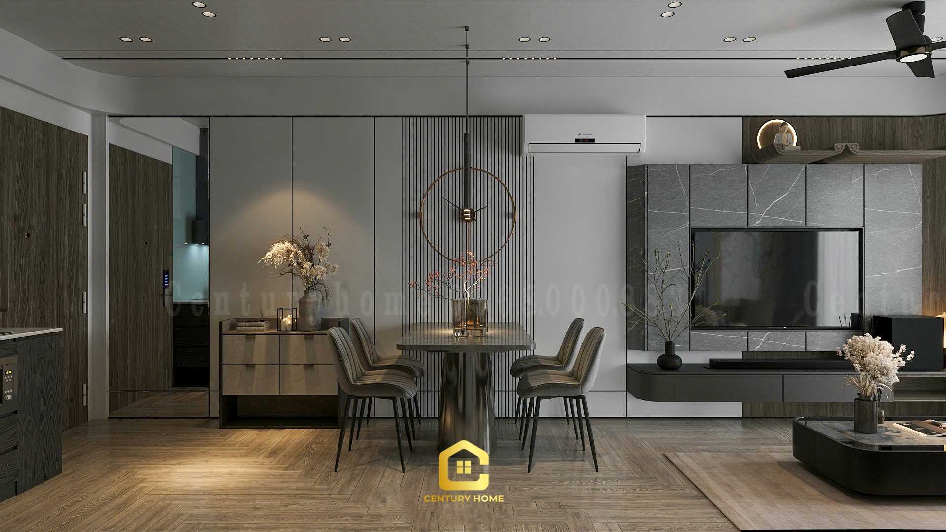 Thiết Kế Nội Thất - pc Hiện Đại- Anh Thành - Vinsmart