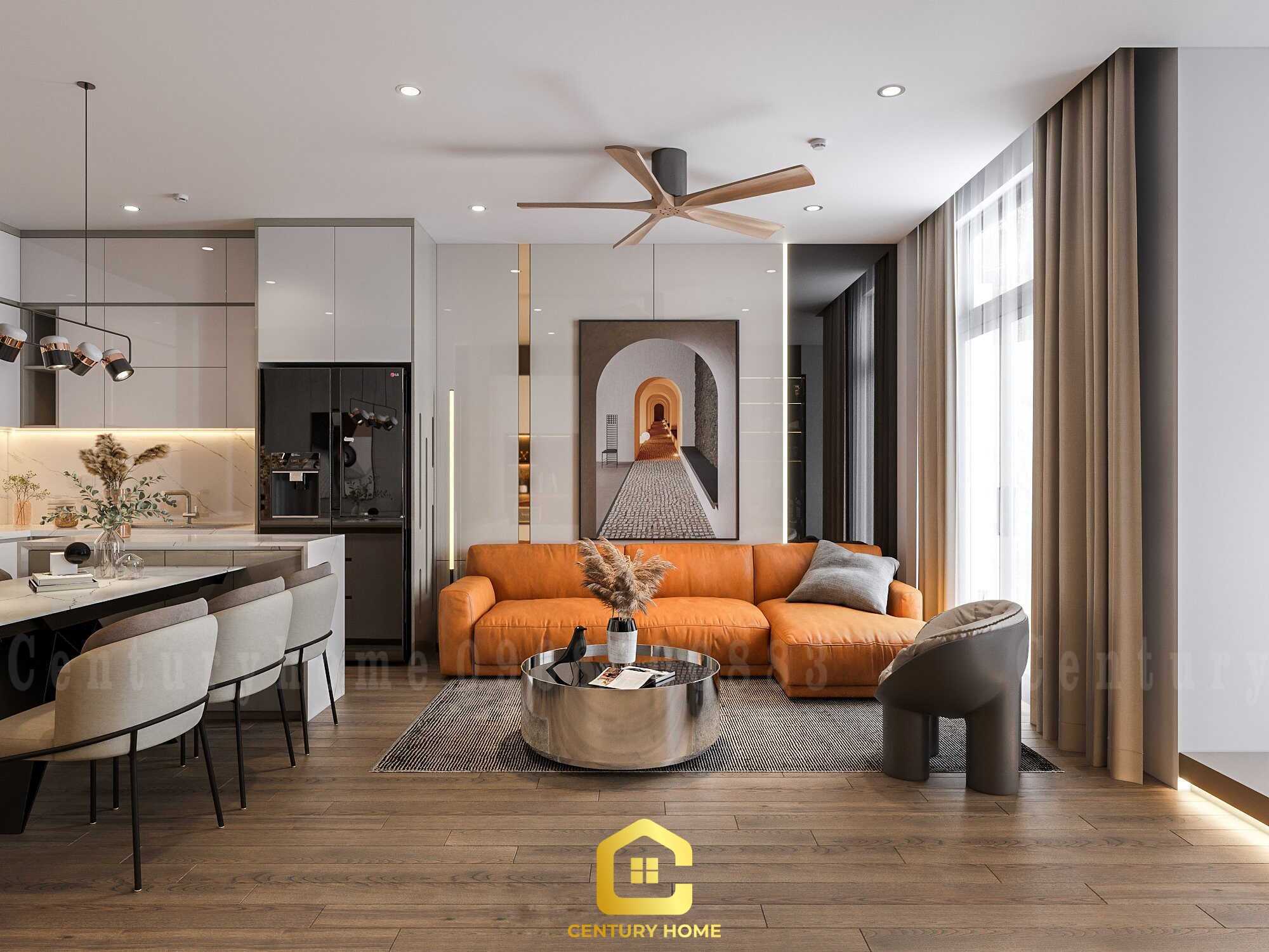 Thiết Kế Nội Thất - pc Hiện Đại- chị Thảo Candy - BT Vinhomes Ocean Park