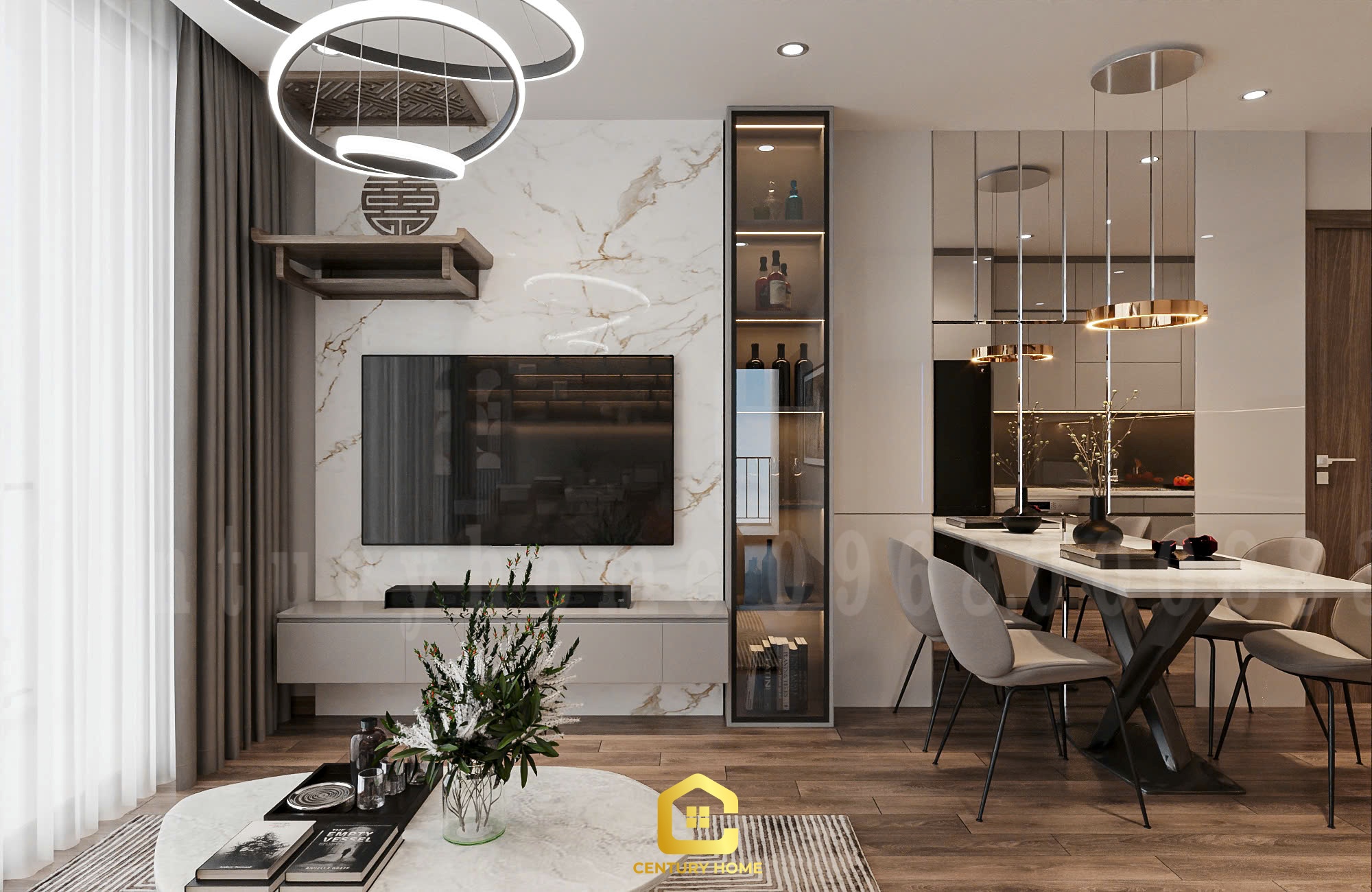 Thiết Kế Nội Thất - pc Hiện Đại- Anh Hưng - Vinsmart