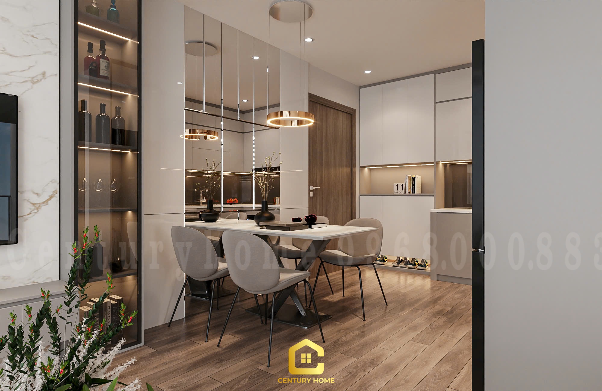 Thiết Kế Nội Thất - pc Hiện Đại- Anh Hưng - Vinsmart