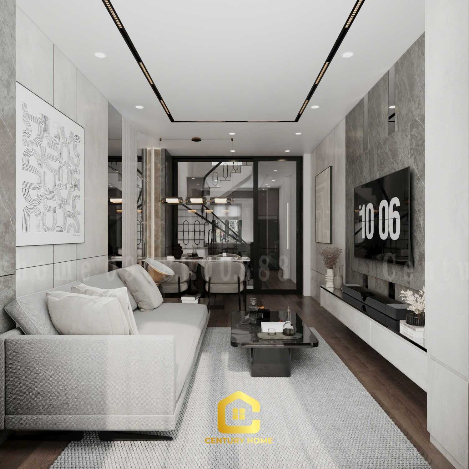 Thiết Kế Nội Thất - PC Hiện Đại - C Phương - Hà Đông