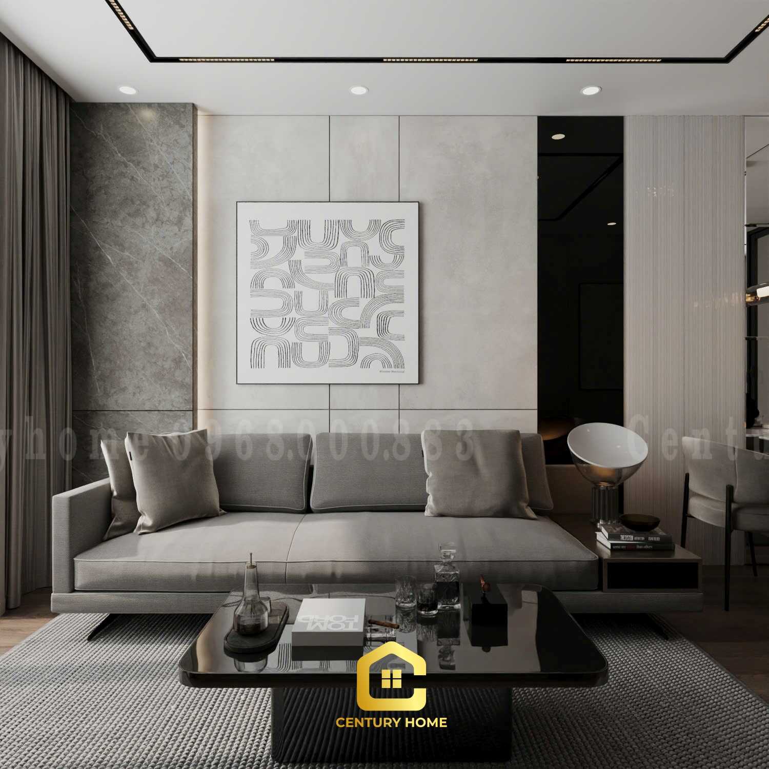 Thiết Kế Nội Thất - PC Hiện Đại - C Phương - Hà Đông