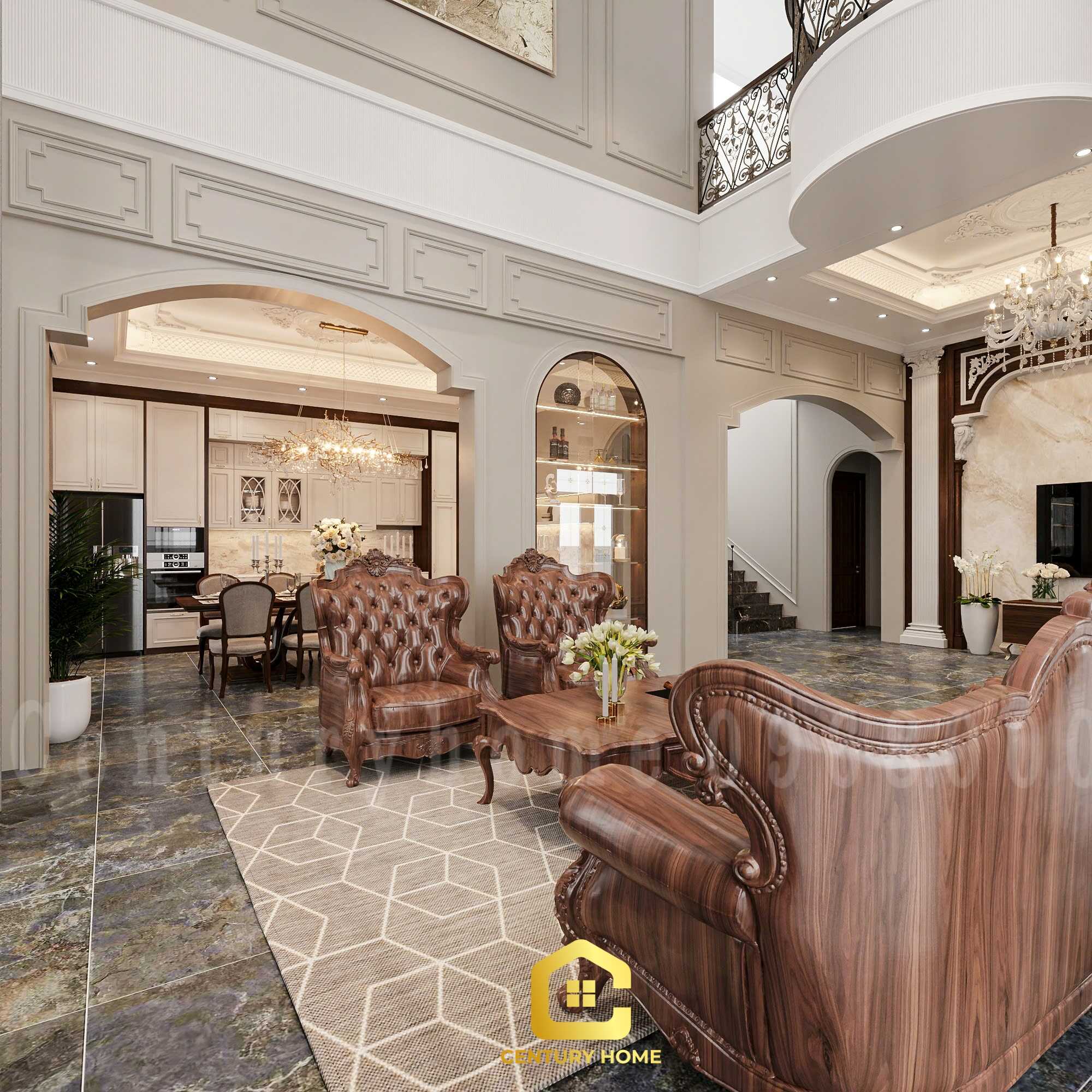 Thiết Kế Nội Thất - PC Tân Cổ - Anh Tuân - Bắc Ninh