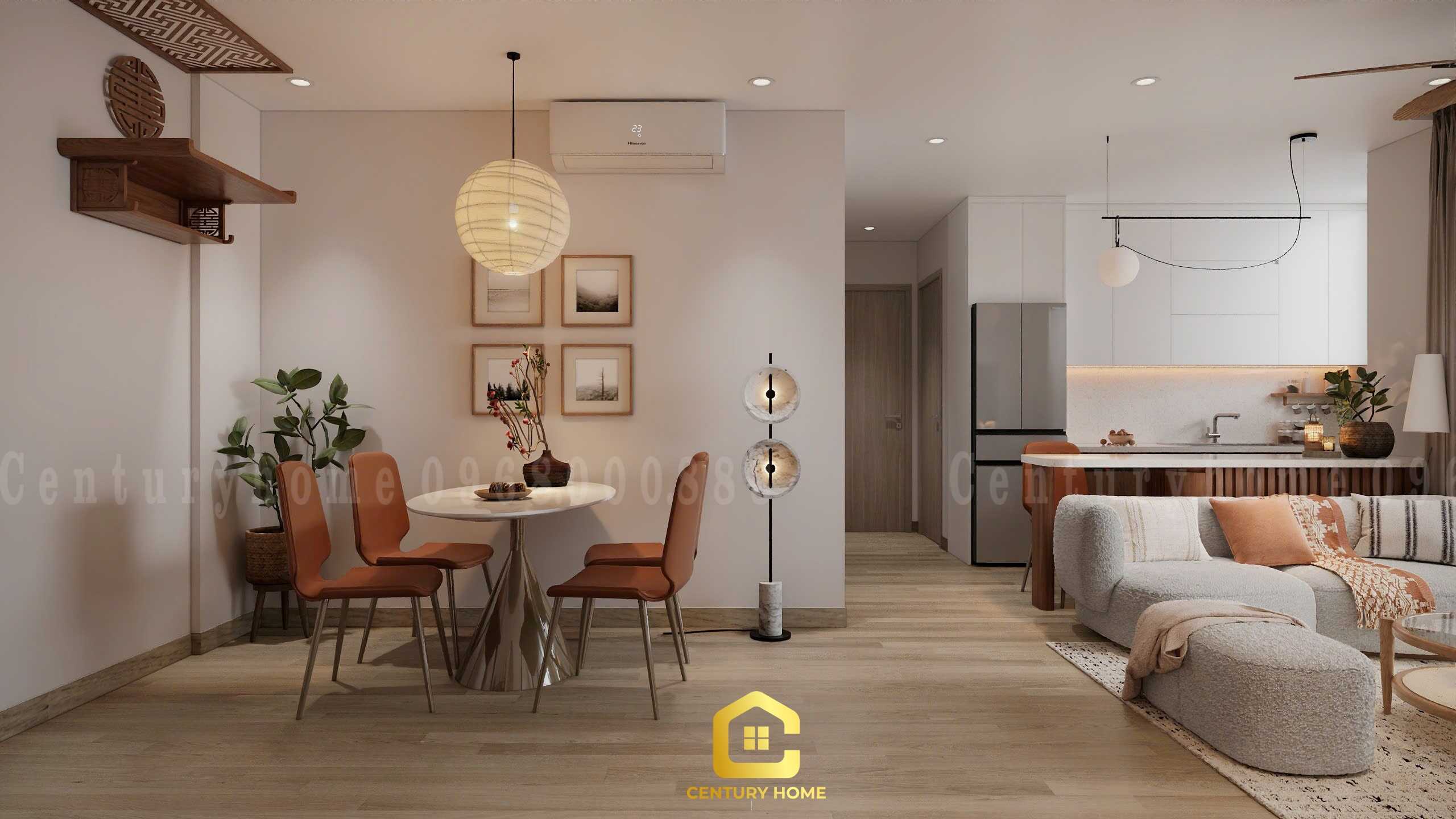 Thiết Kế Nội Thất - PC Hiện Đại - Chị Vy - Pavilon Ocean Park 1