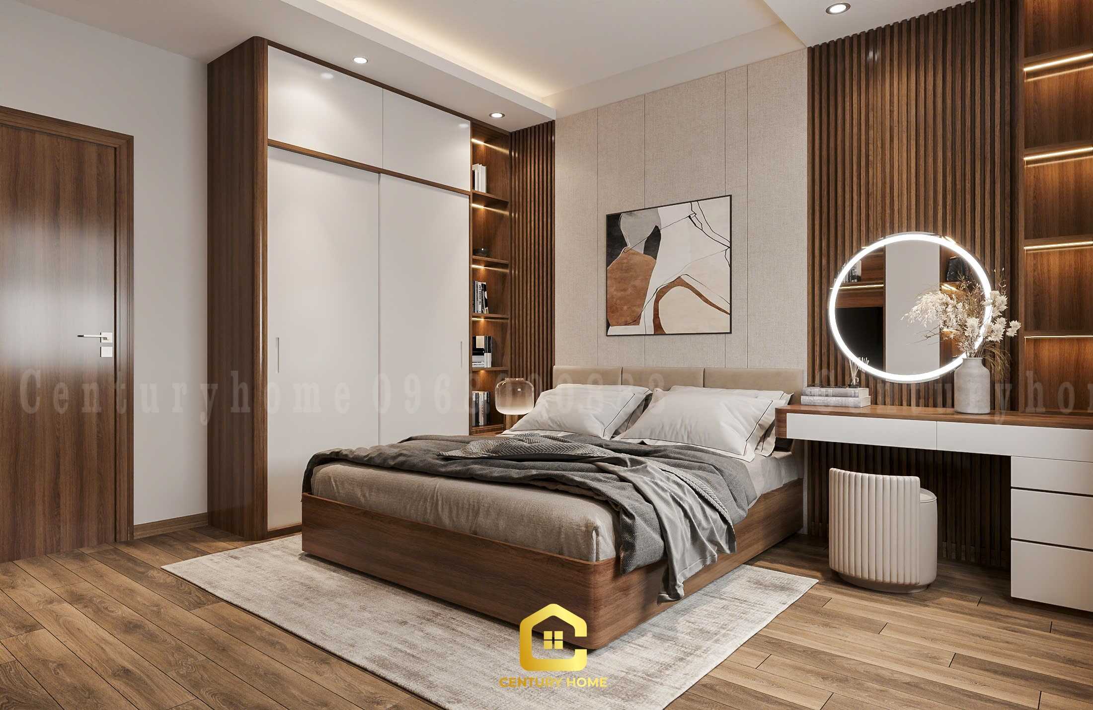 Thiết Kế Nội Thất - PC Hiện Đại - Chị Phương - Khương Trung