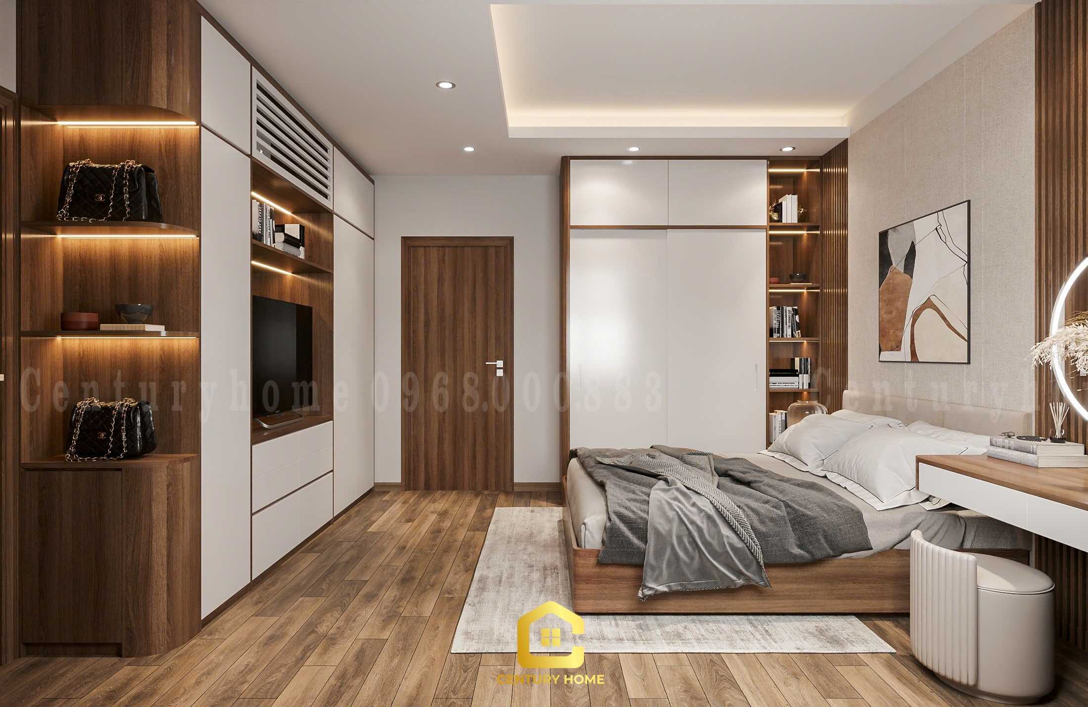 Thiết Kế Nội Thất - PC Hiện Đại - Chị Phương - Khương Trung