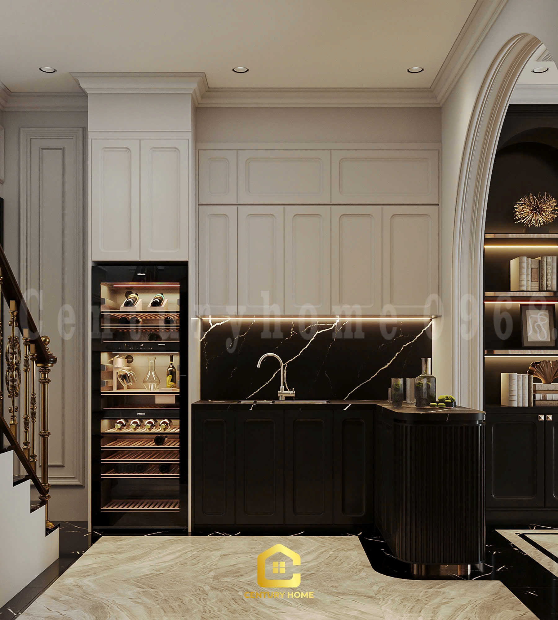 Thiết Kế Nội Thất - PC Tân Cổ Kết Hợp Luxury - Chị Thảo - Ocean Park