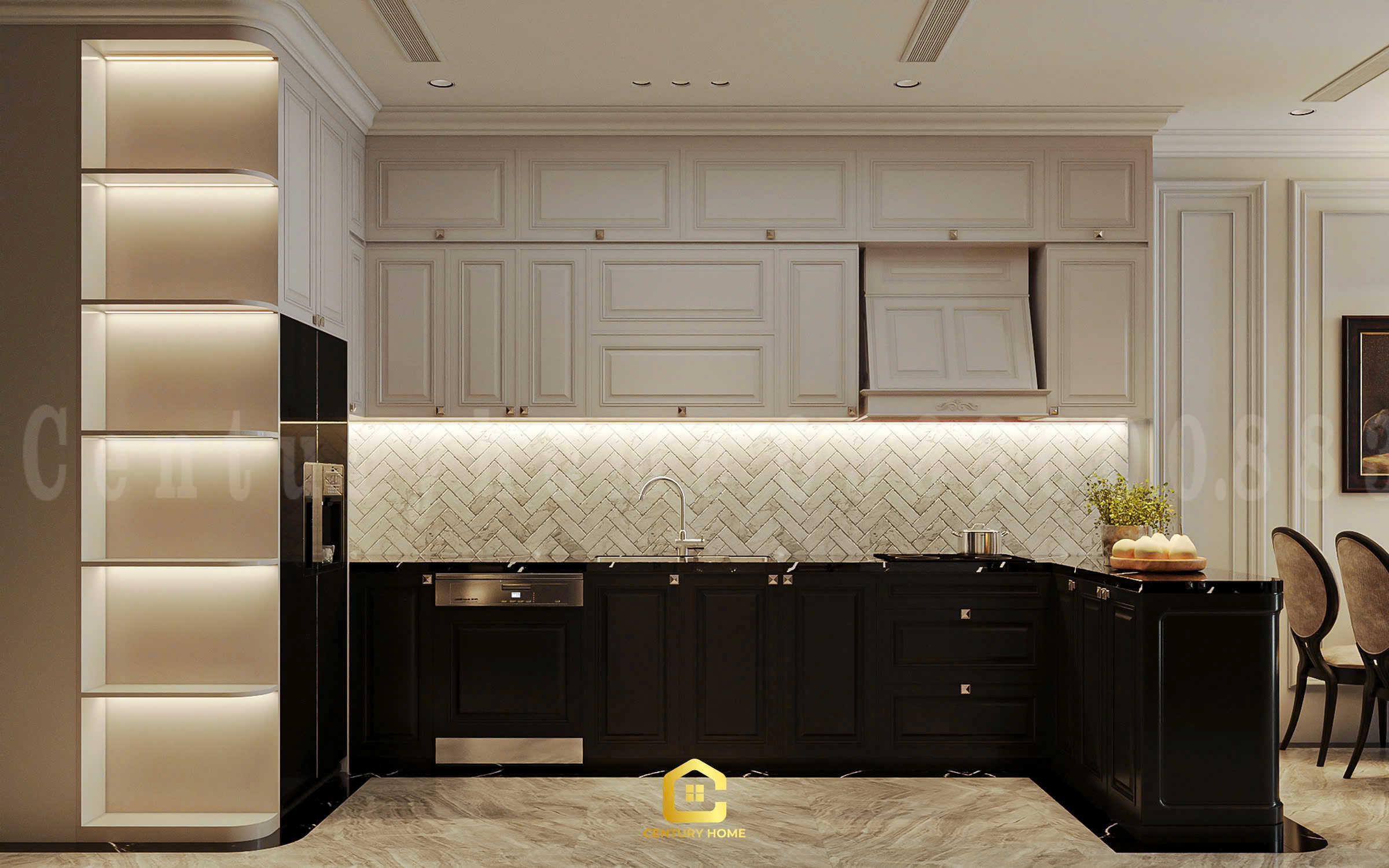 Thiết Kế Nội Thất - PC Tân Cổ Kết Hợp Luxury - Chị Thảo - Ocean Park