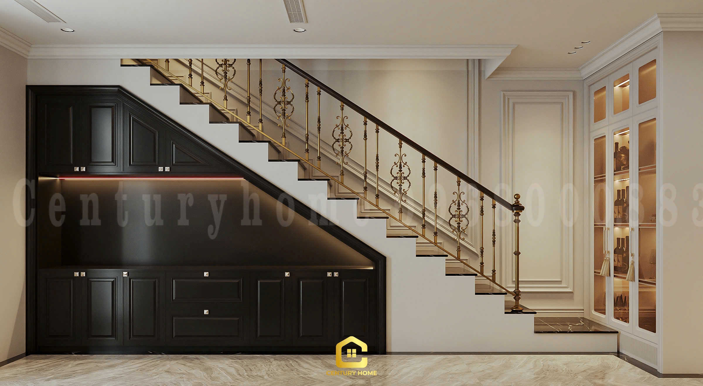 Thiết Kế Nội Thất - PC Tân Cổ Kết Hợp Luxury - Chị Thảo - Ocean Park