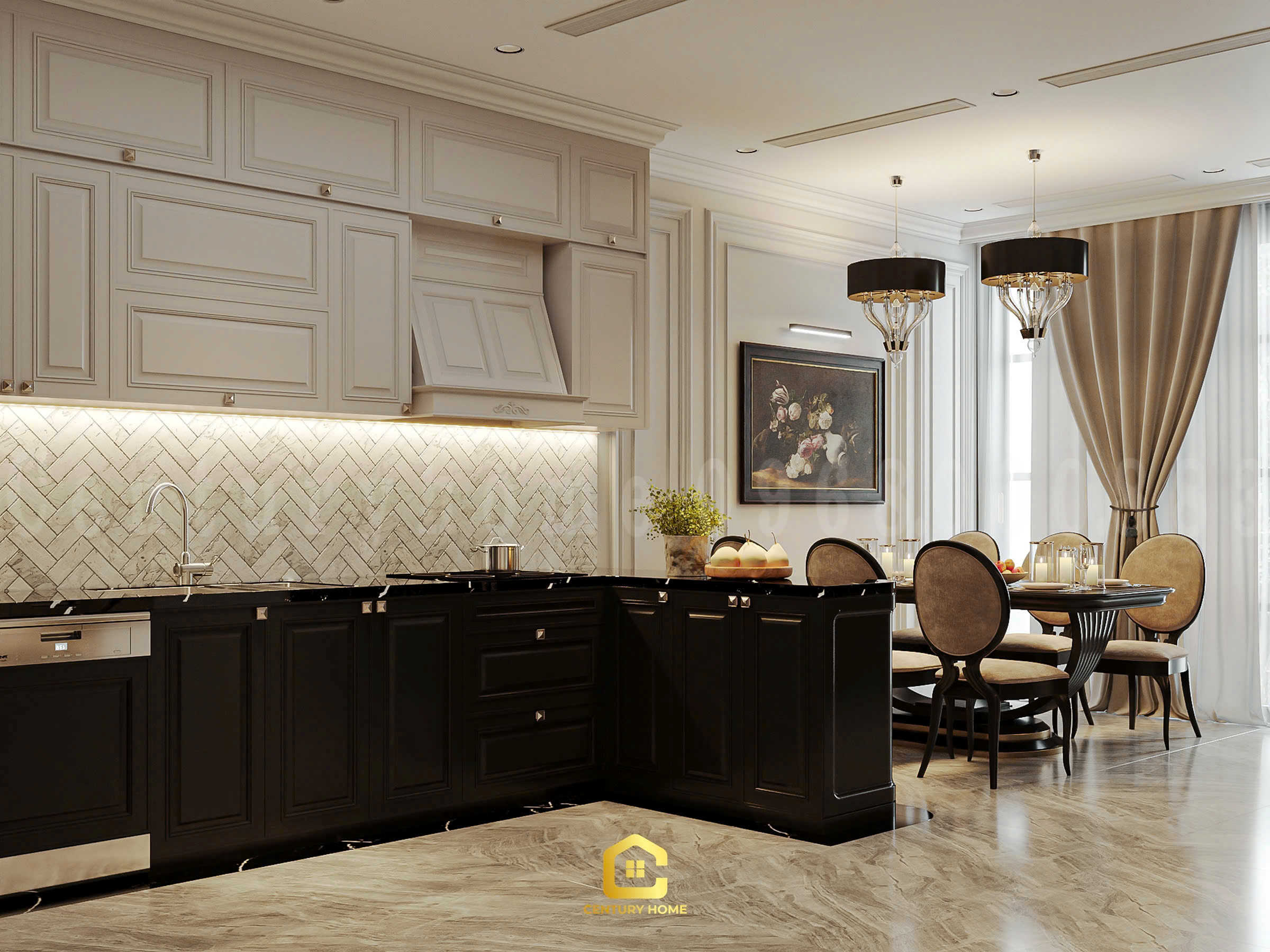 Thiết Kế Nội Thất - PC Tân Cổ Kết Hợp Luxury - Chị Thảo - Ocean Park