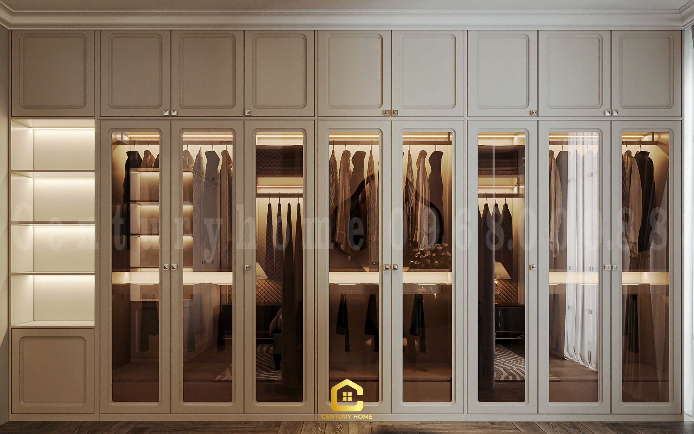 Thiết Kế Nội Thất - PC Tân Cổ Kết Hợp Luxury - Chị Thảo - Ocean Park