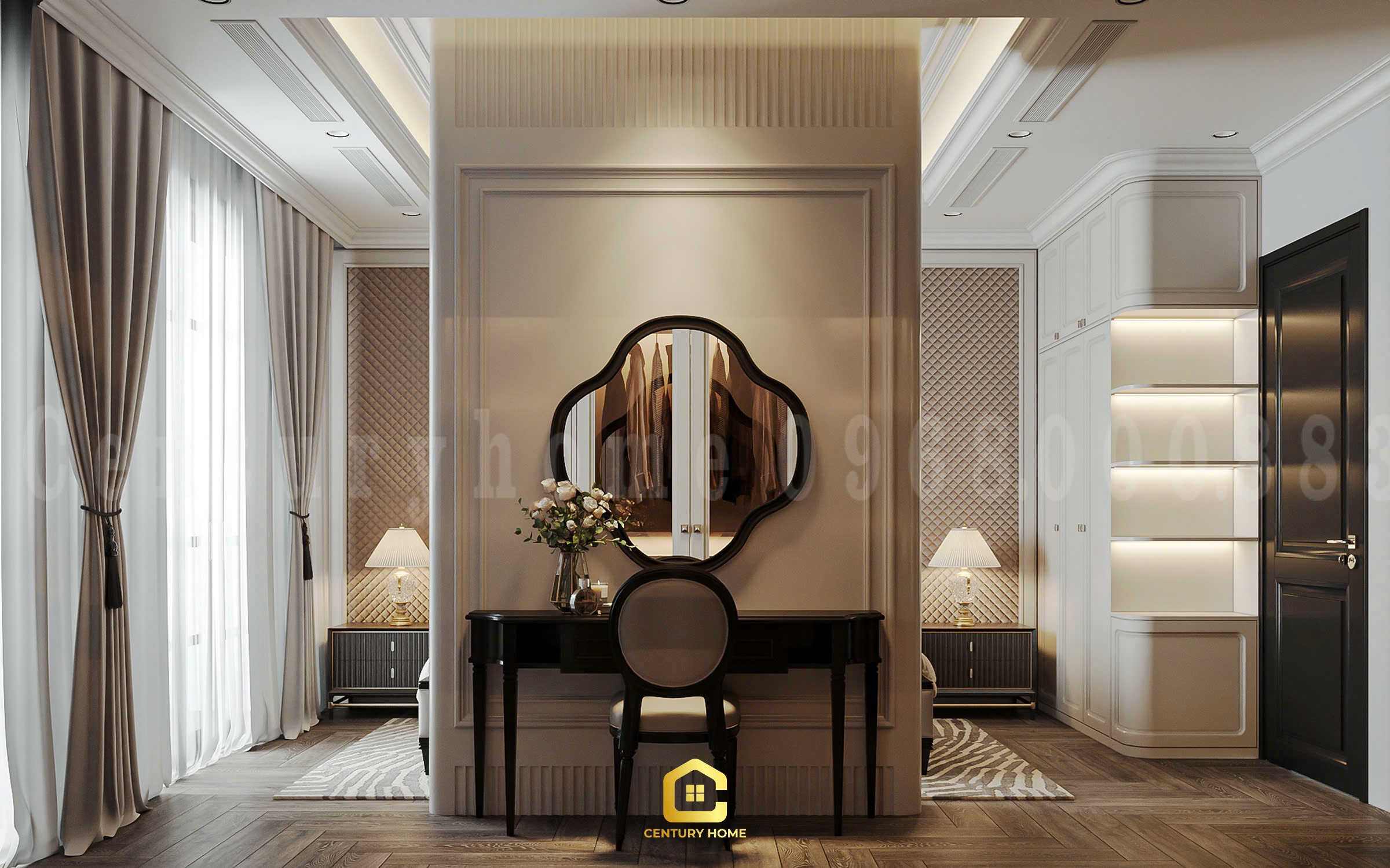 Thiết Kế Nội Thất - PC Tân Cổ Kết Hợp Luxury - Chị Thảo - Ocean Park