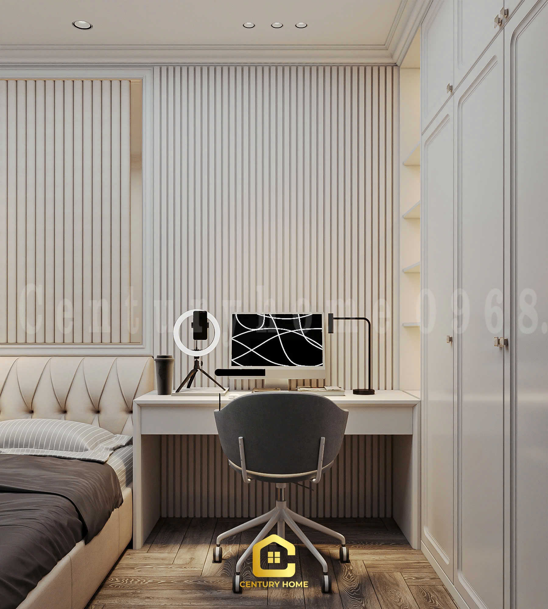 Thiết Kế Nội Thất - PC Tân Cổ Kết Hợp Luxury - Chị Thảo - Ocean Park