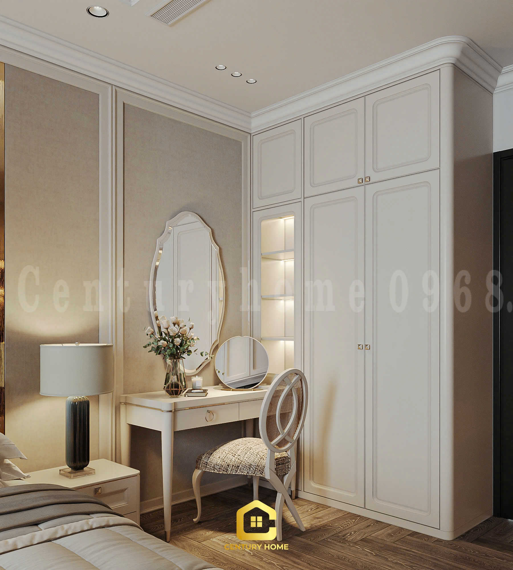 Thiết Kế Nội Thất - PC Tân Cổ Kết Hợp Luxury - Chị Thảo - Ocean Park