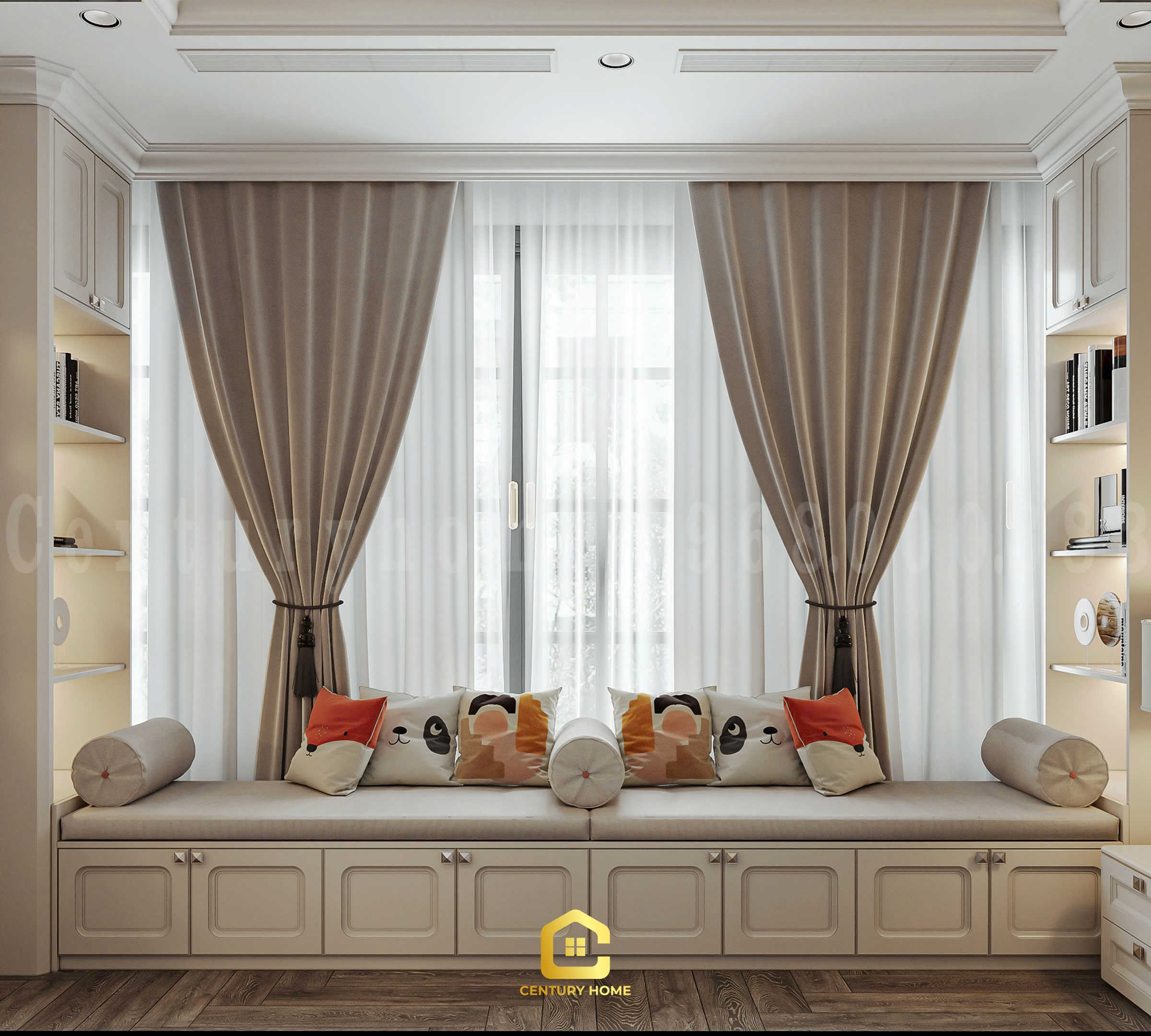 Thiết Kế Nội Thất - PC Tân Cổ Kết Hợp Luxury - Chị Thảo - Ocean Park