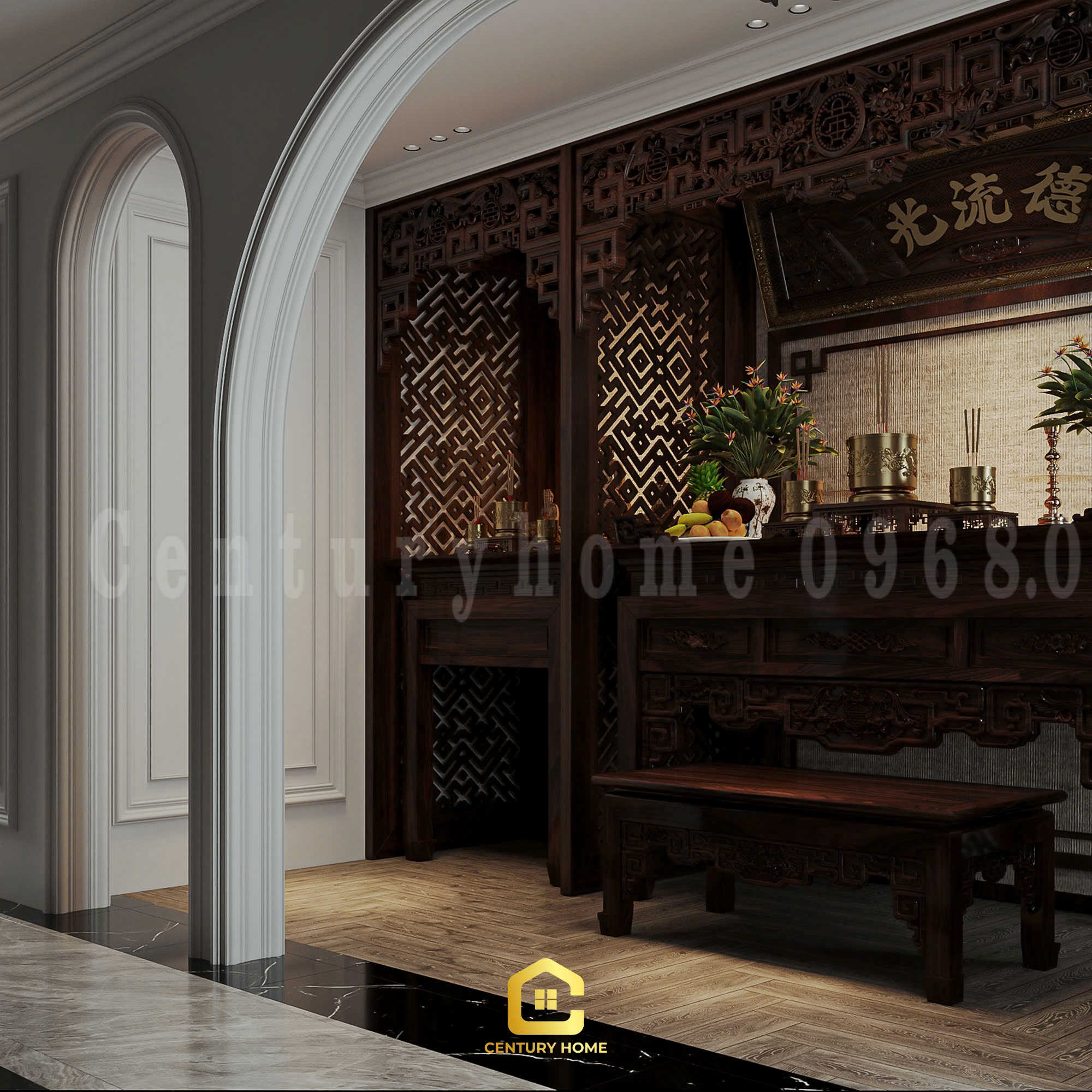 Thiết Kế Nội Thất - PC Tân Cổ Kết Hợp Luxury - Chị Thảo - Ocean Park