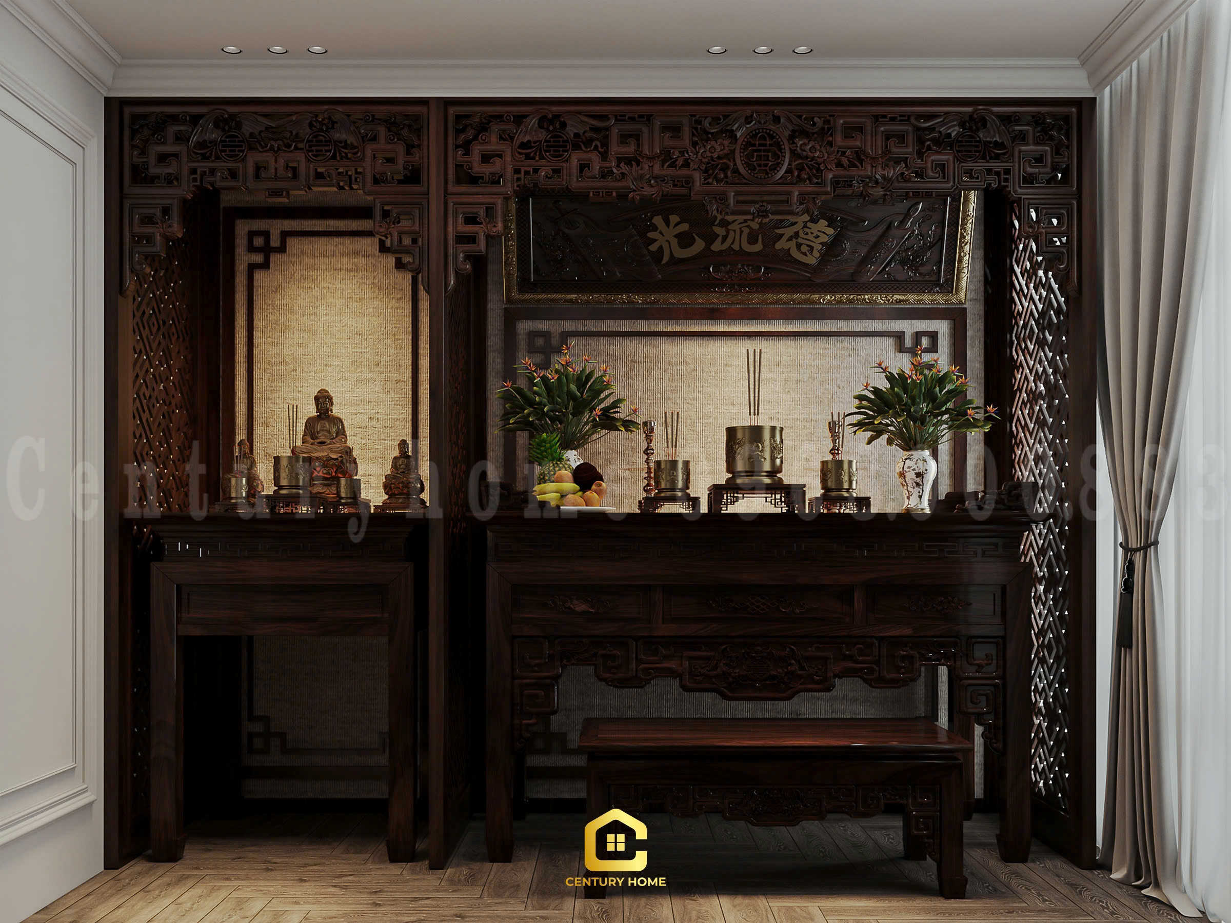 Thiết Kế Nội Thất - PC Tân Cổ Kết Hợp Luxury - Chị Thảo - Ocean Park