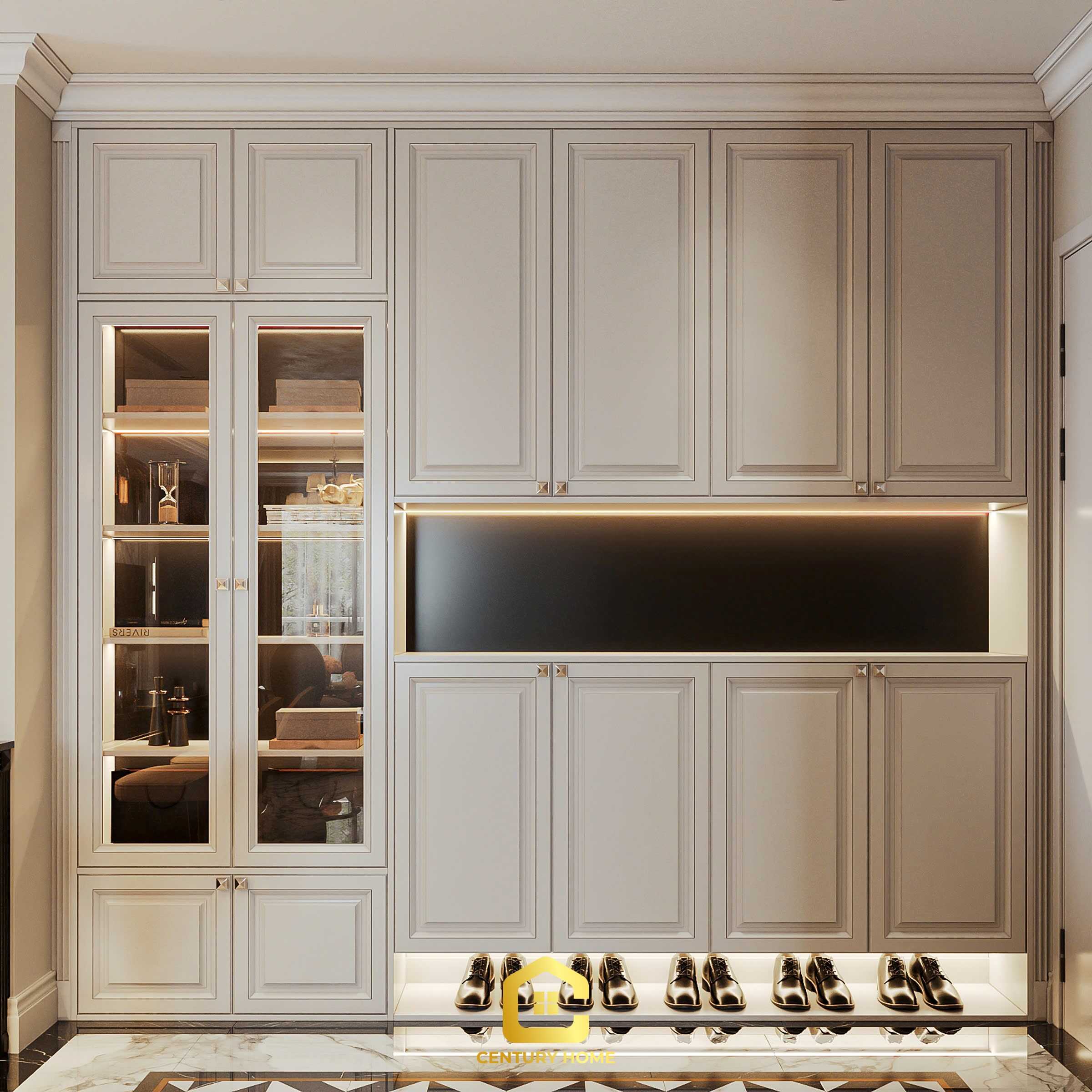 Thiết Kế Nội Thất - PC Tân Cổ - Anh Hải - Mipec Long Biên