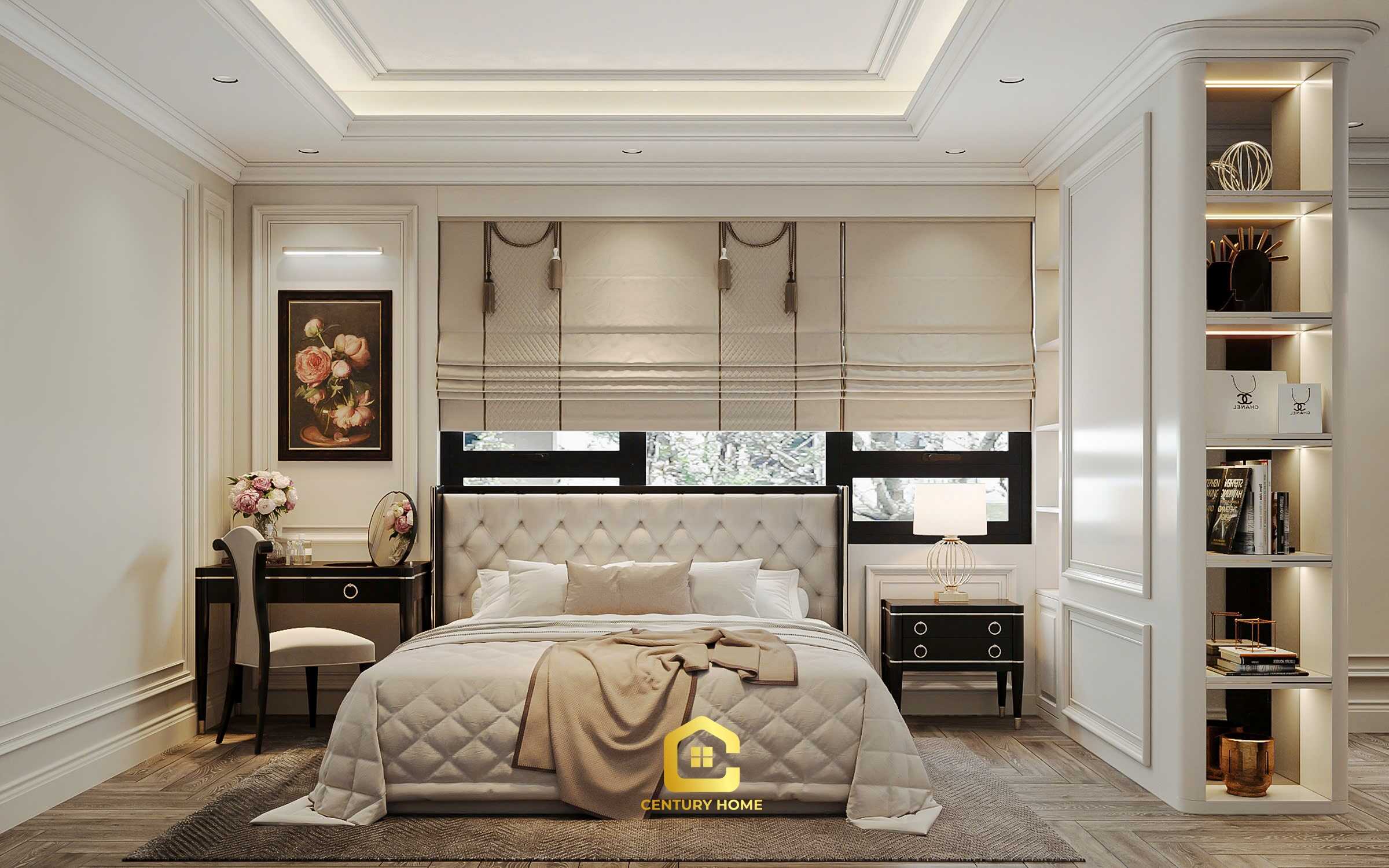 Thiết Kế Nội Thất - PC Tân Cổ - Anh Hải - Mipec Long Biên