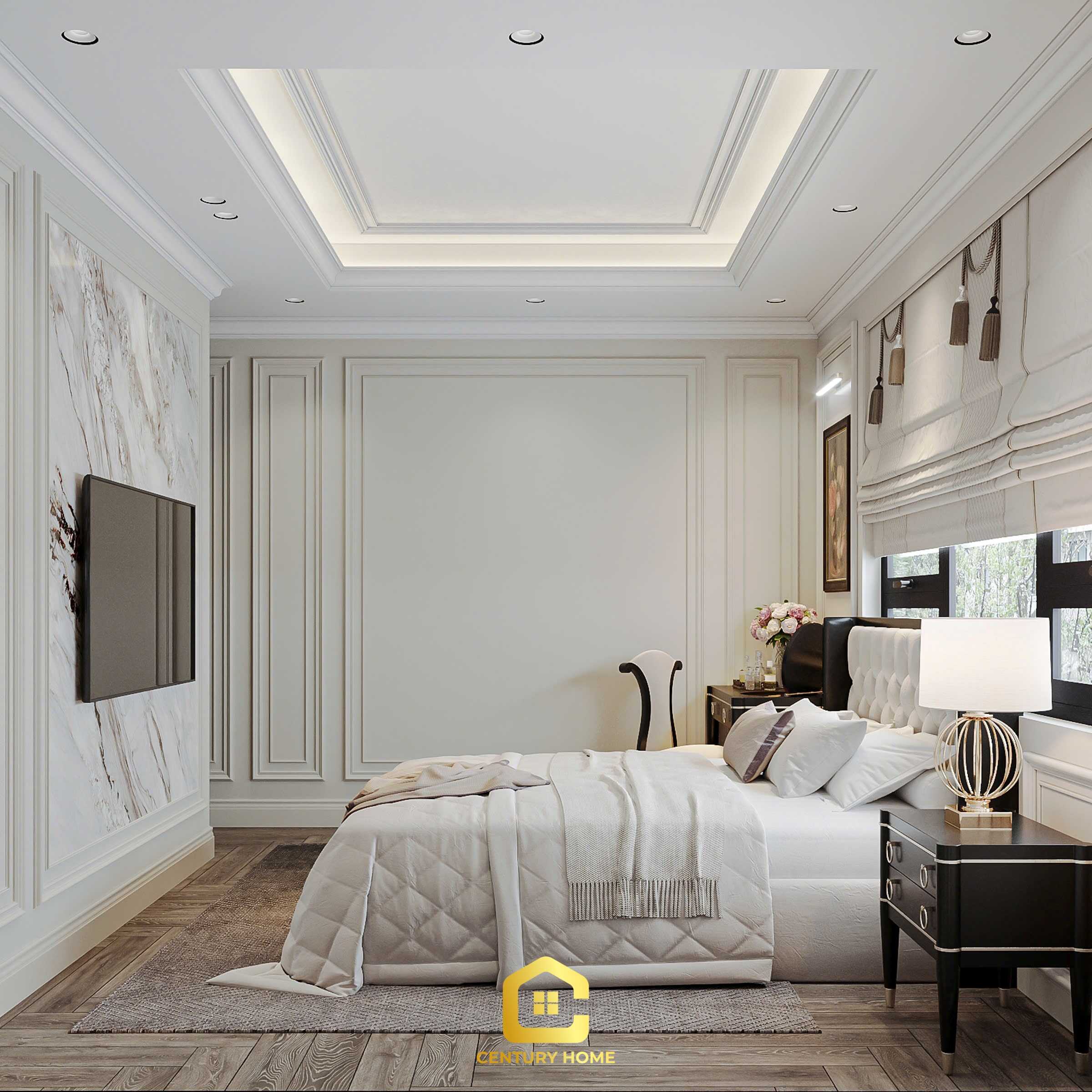 Thiết Kế Nội Thất - PC Tân Cổ - Anh Hải - Mipec Long Biên