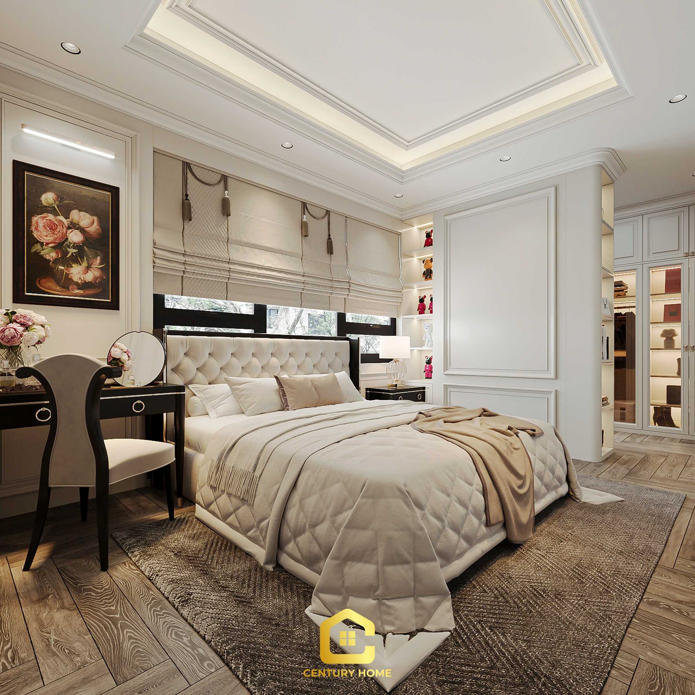 Thiết Kế Nội Thất - PC Tân Cổ - Anh Hải - Mipec Long Biên