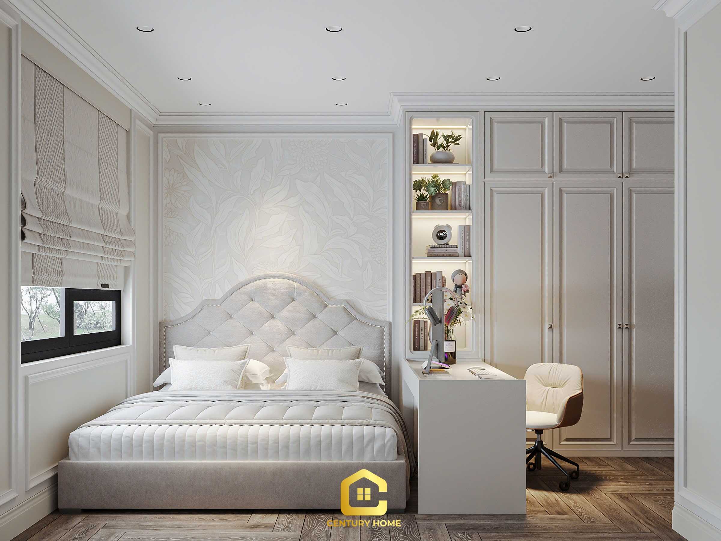 Thiết Kế Nội Thất - PC Tân Cổ - Anh Hải - Mipec Long Biên