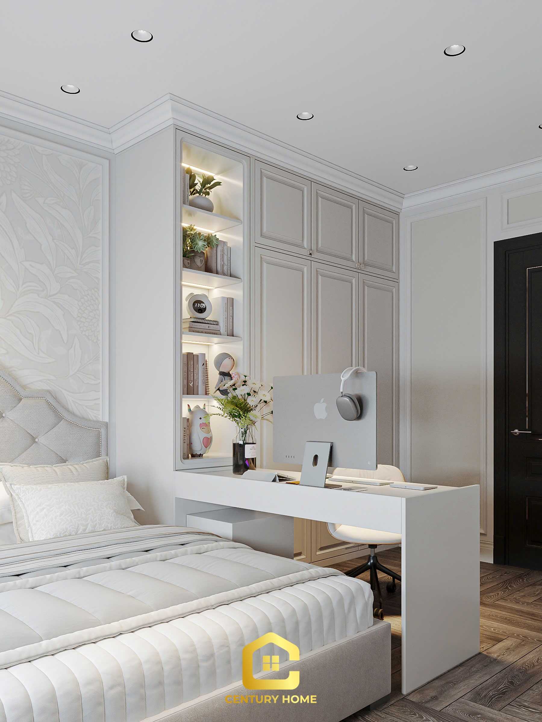 Thiết Kế Nội Thất - PC Tân Cổ - Anh Hải - Mipec Long Biên