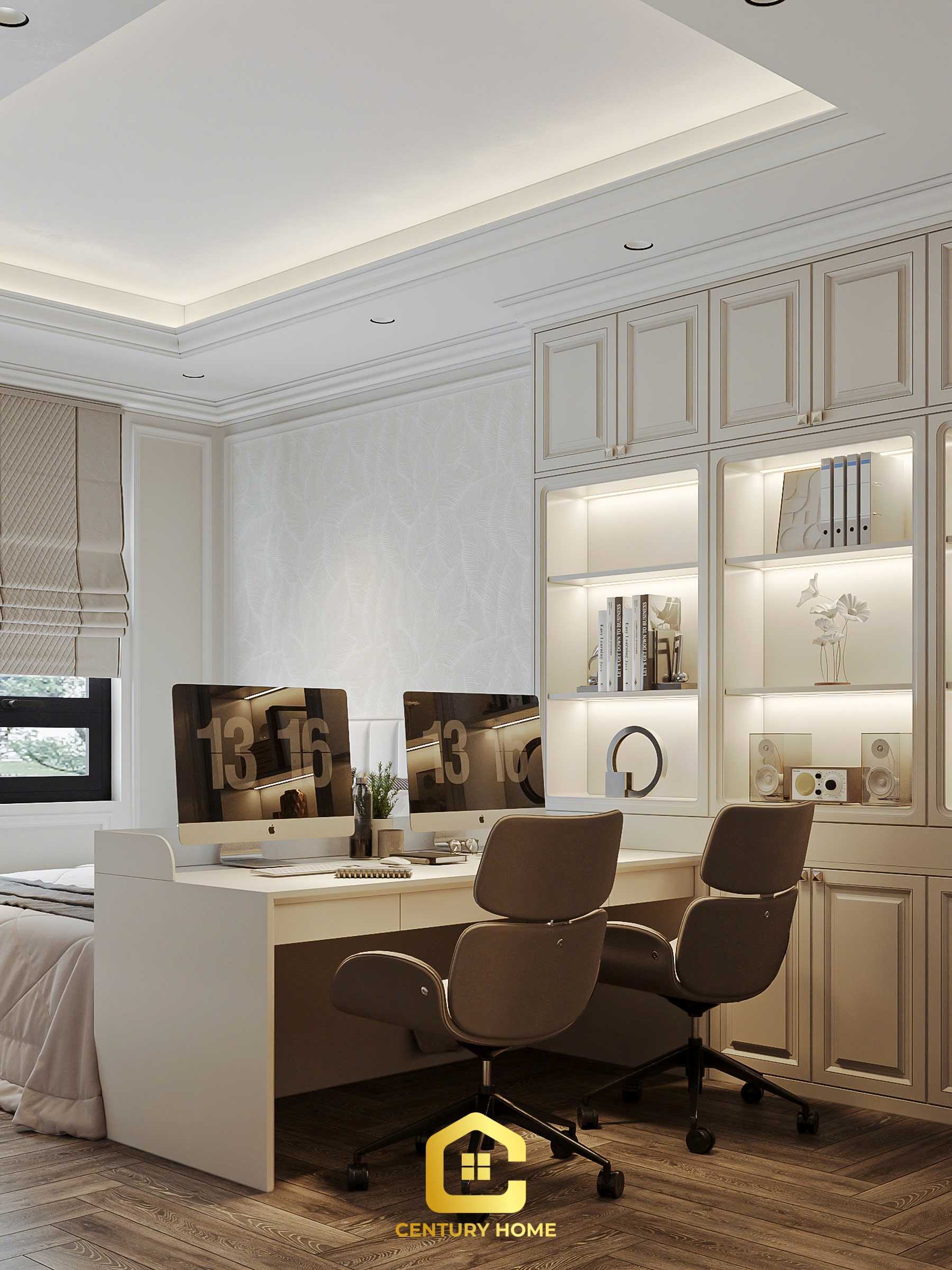 Thiết Kế Nội Thất - PC Tân Cổ - Anh Hải - Mipec Long Biên