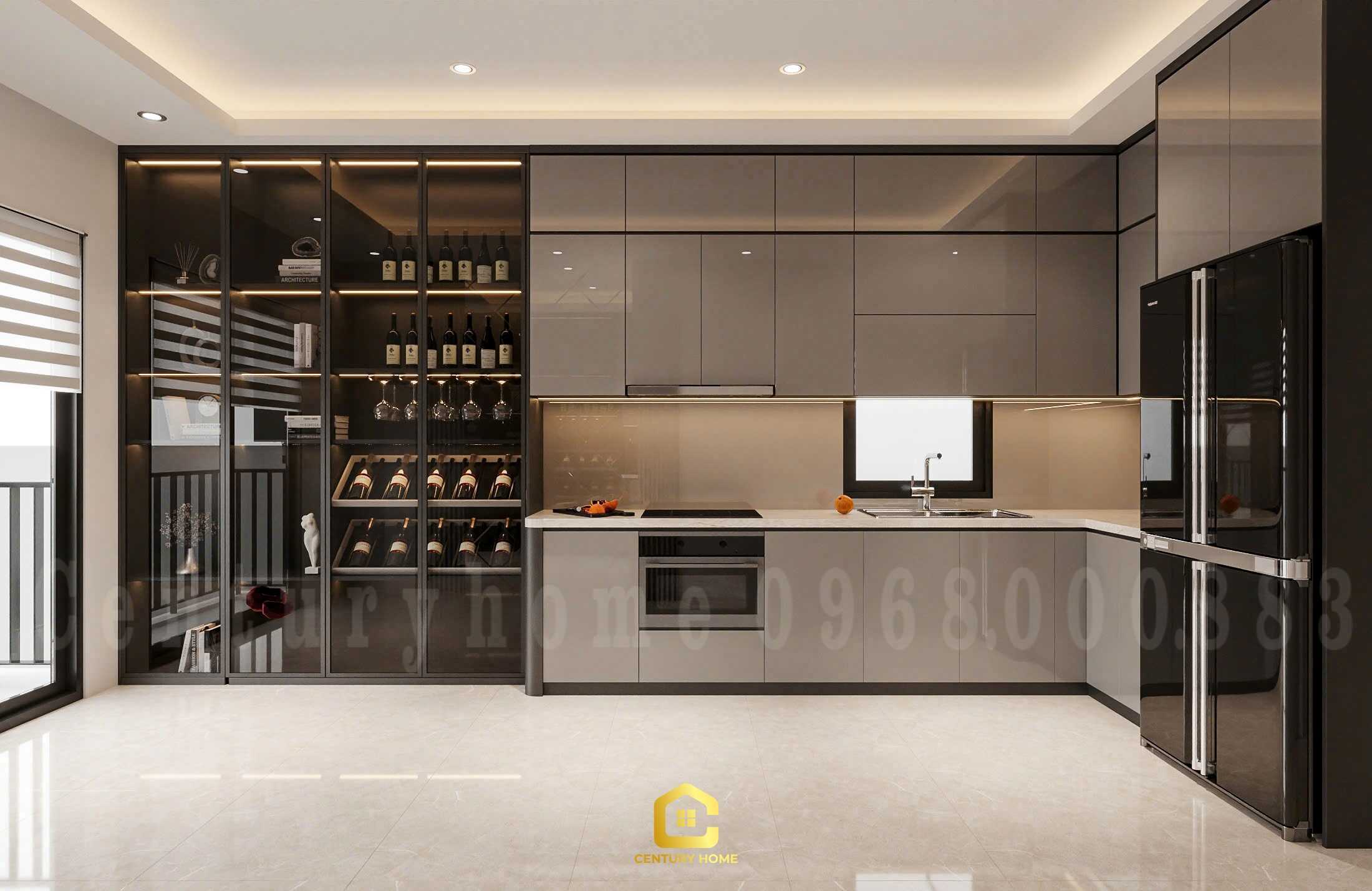 Thiết Kế Nội Thất - PC Hiện Đại - Chị Thu - Hoàng Mai