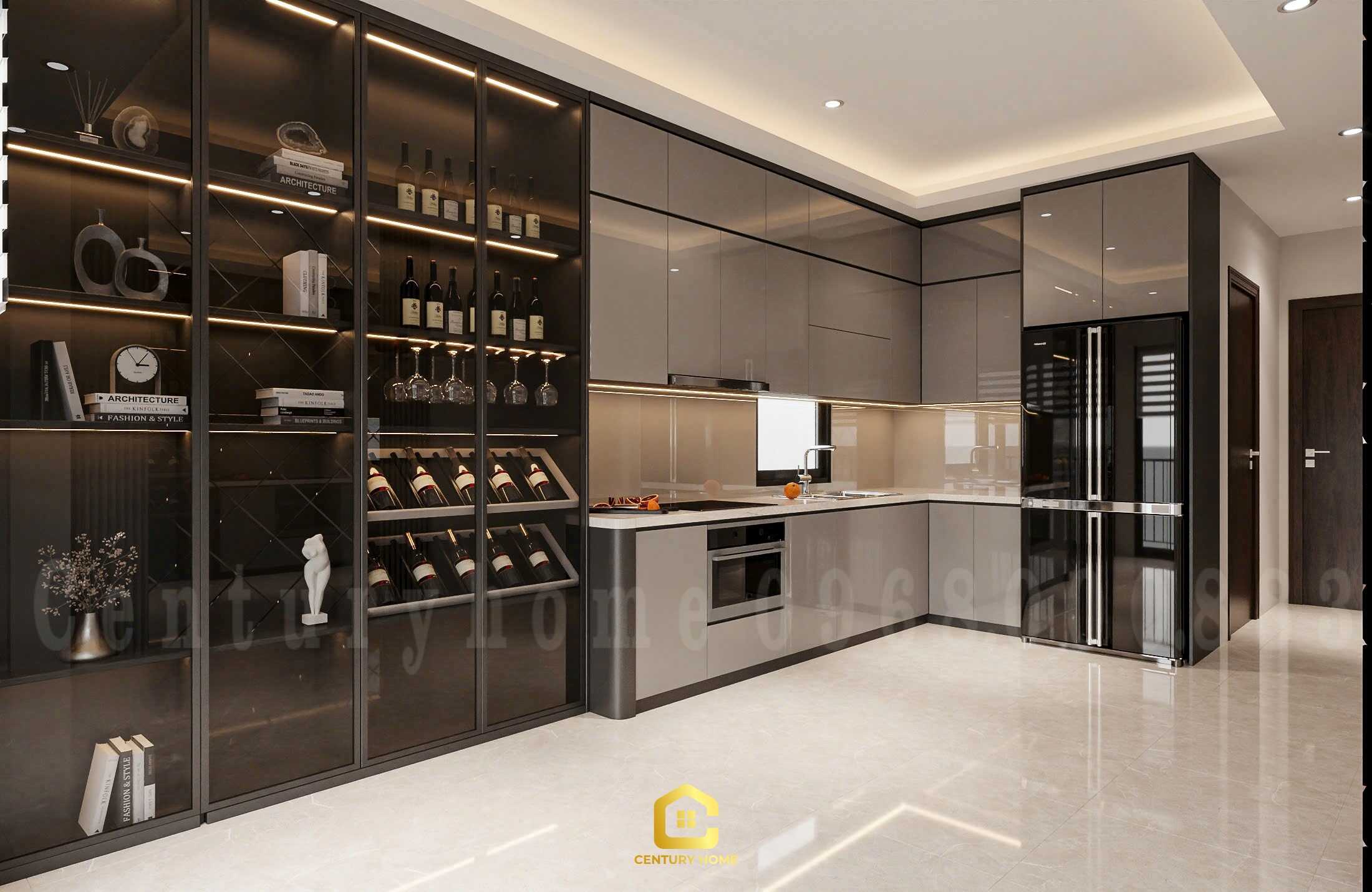 Thiết Kế Nội Thất - PC Hiện Đại - Chị Thu - Hoàng Mai