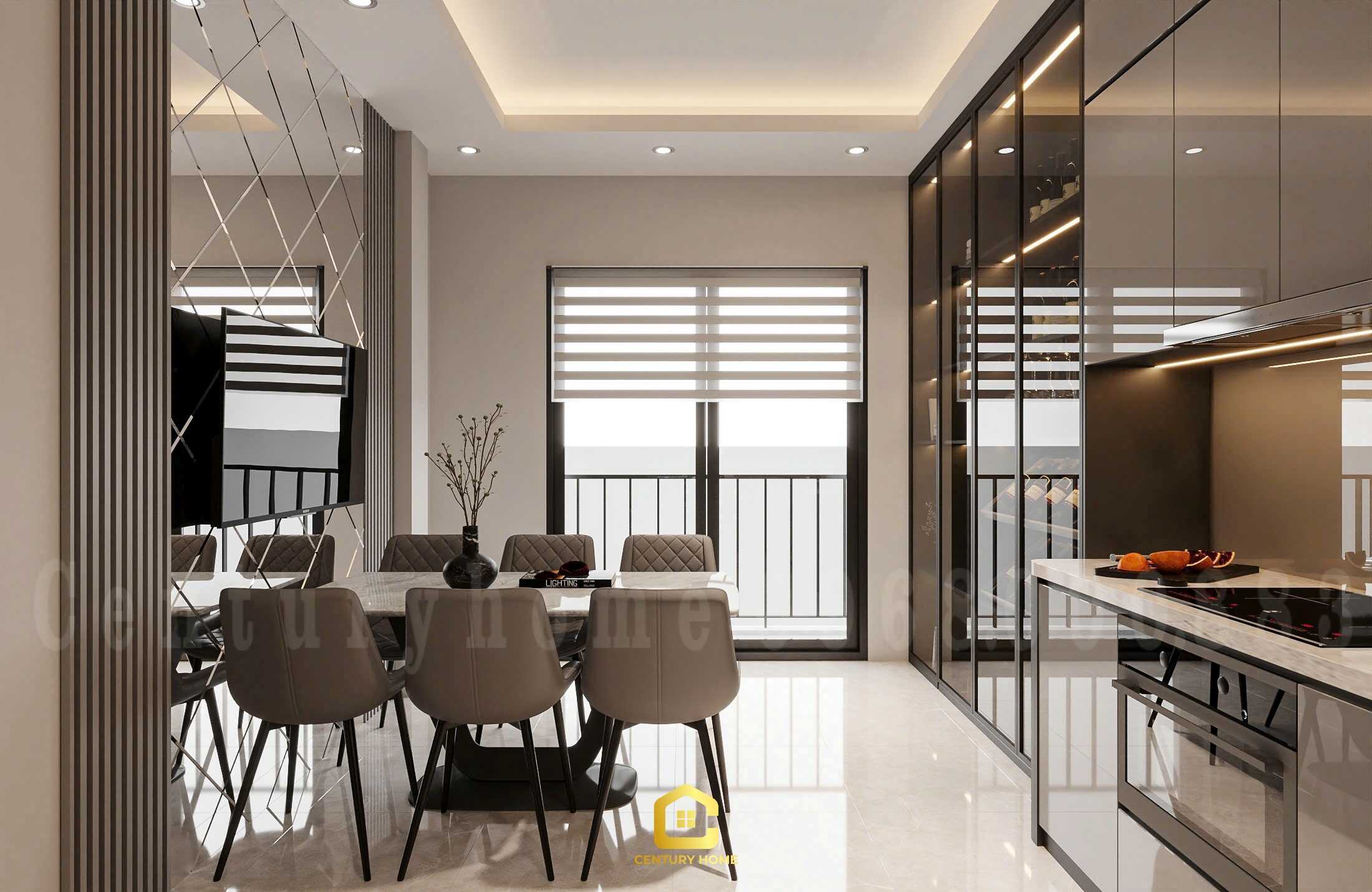 Thiết Kế Nội Thất - PC Hiện Đại - Chị Thu - Hoàng Mai