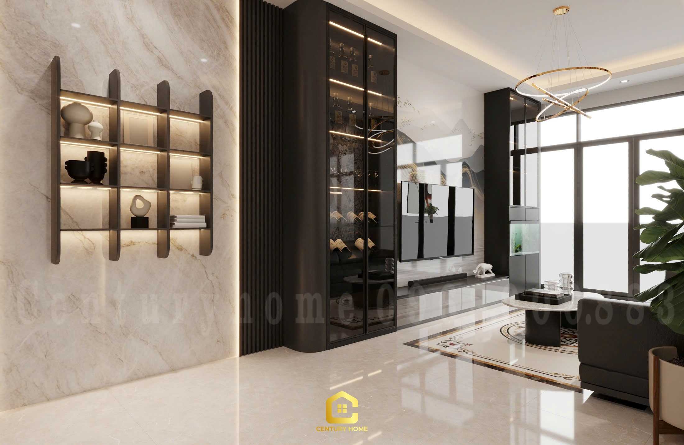 Thiết Kế Nội Thất - PC Hiện Đại - Chị Thu - Hoàng Mai