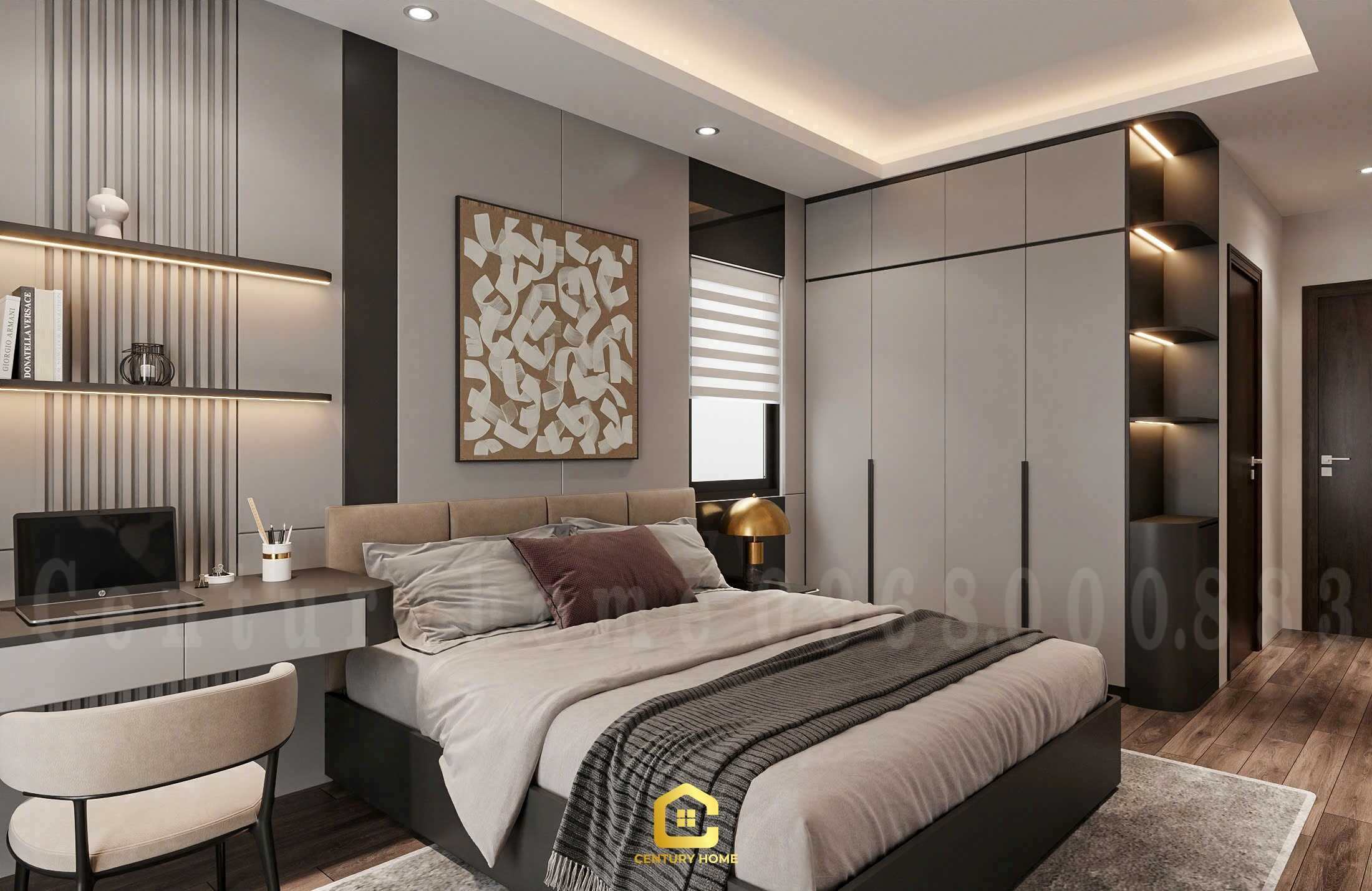 Thiết Kế Nội Thất - PC Hiện Đại - Chị Thu - Hoàng Mai