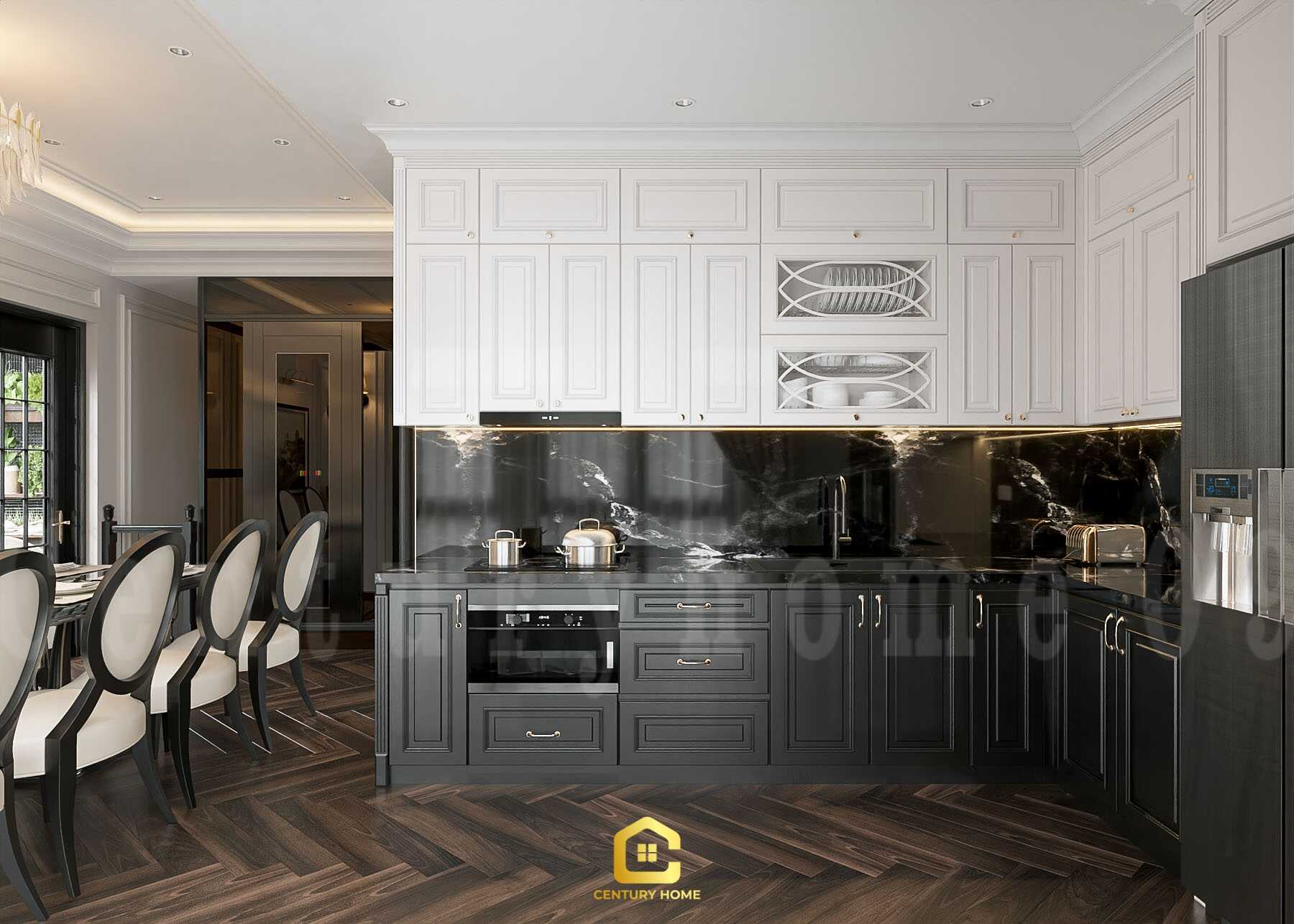 Thiết Kế Nội Thất - PC Tân Cổ - Anh Oai - Vinhomes Ocean Park 3