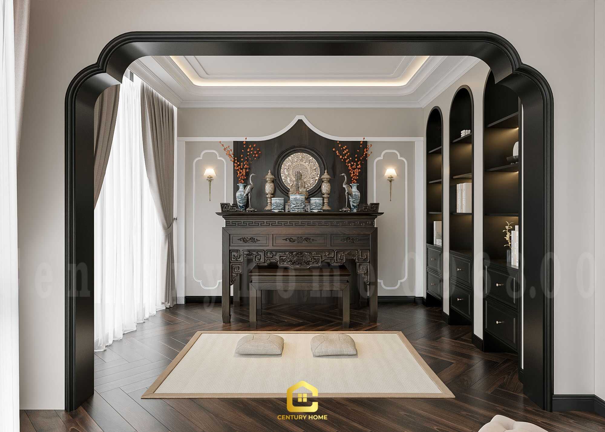 Thiết Kế Nội Thất - PC Tân Cổ - Anh Oai - Vinhomes Ocean Park 3