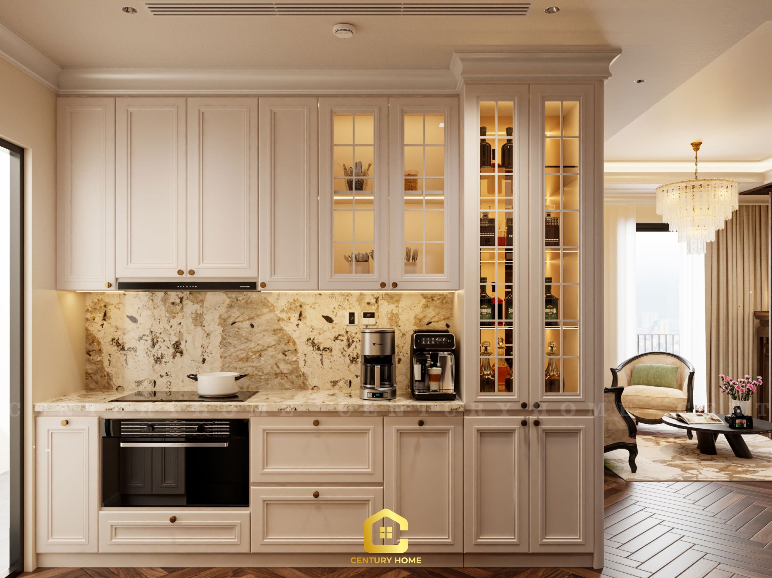 Thiết Kế Nội Thất - PC Tân Cổ - Chị Huyền Chung - Long Biên