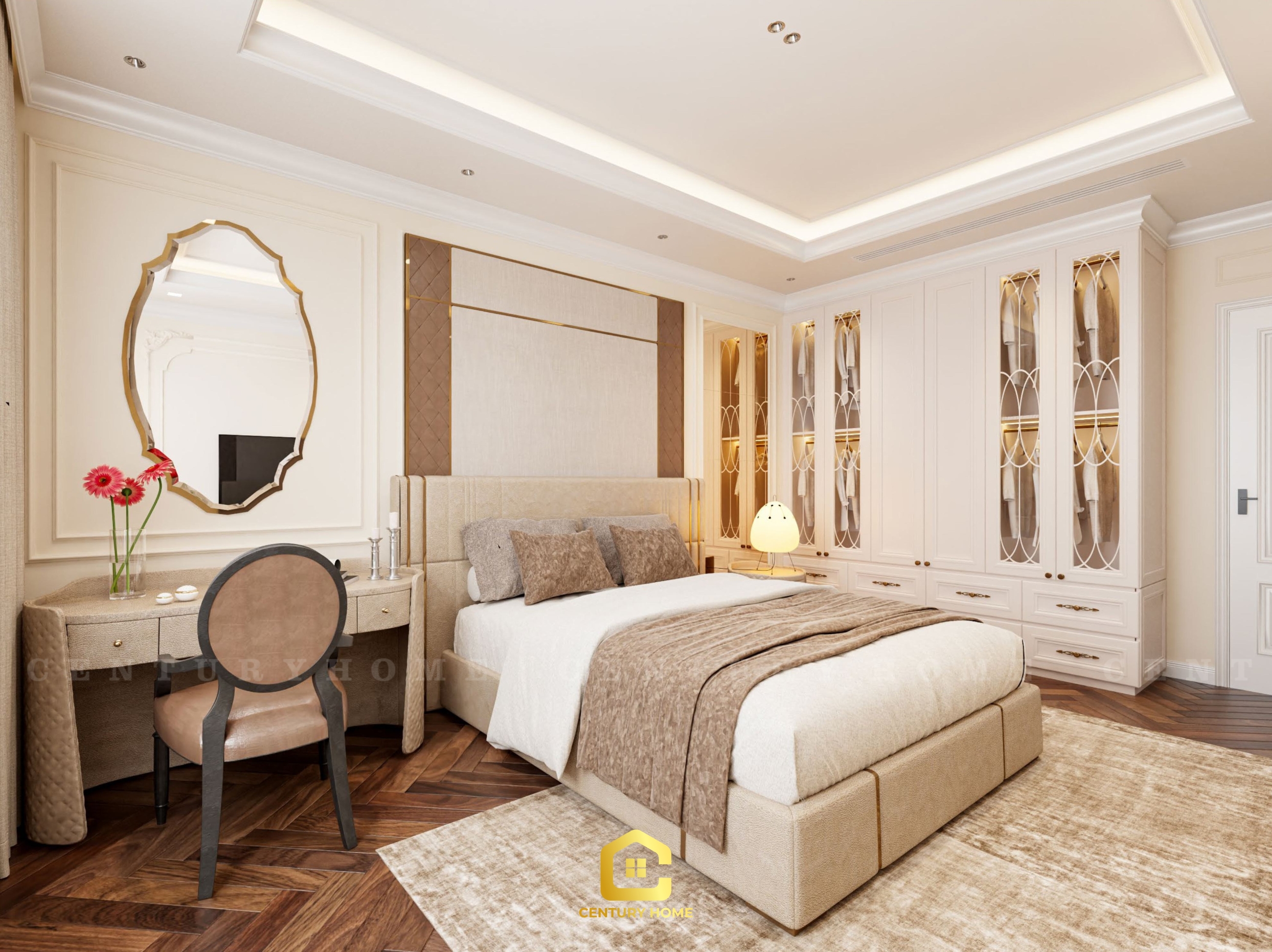 Thiết Kế Nội Thất - PC Tân Cổ - Chị Huyền Chung - Long Biên