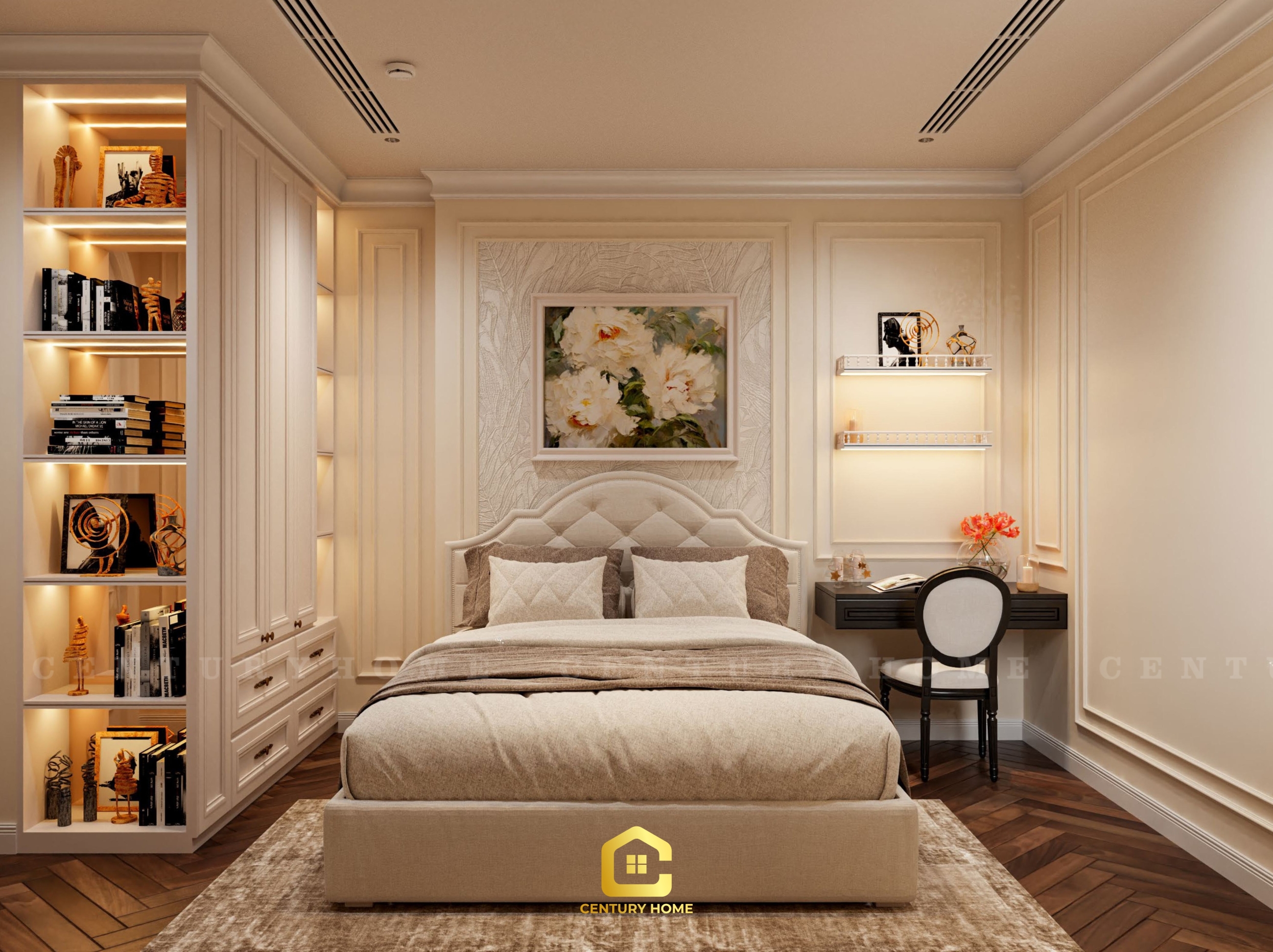 Thiết Kế Nội Thất - PC Tân Cổ - Chị Huyền Chung - Long Biên