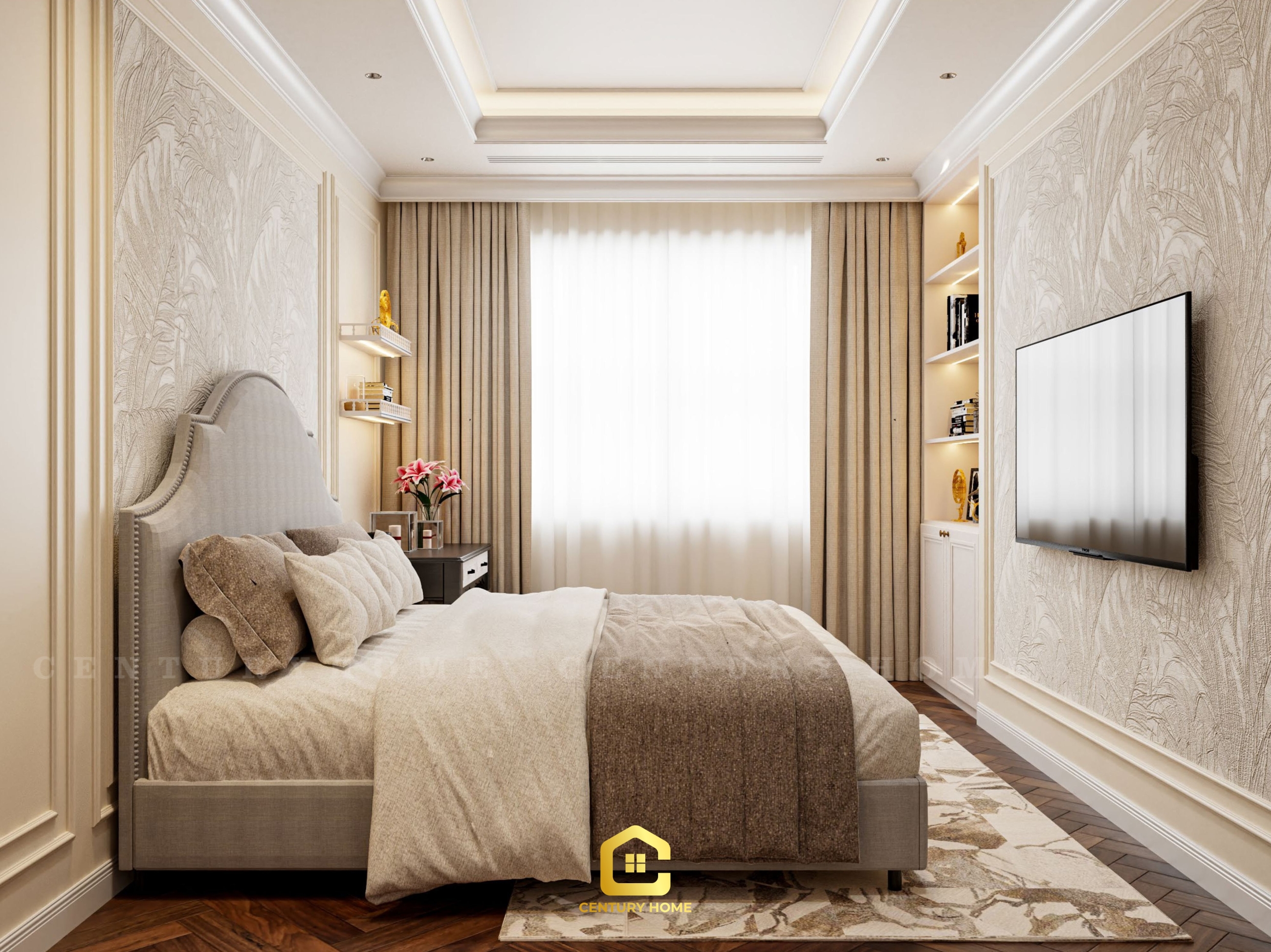 Thiết Kế Nội Thất - PC Tân Cổ - Chị Huyền Chung - Long Biên