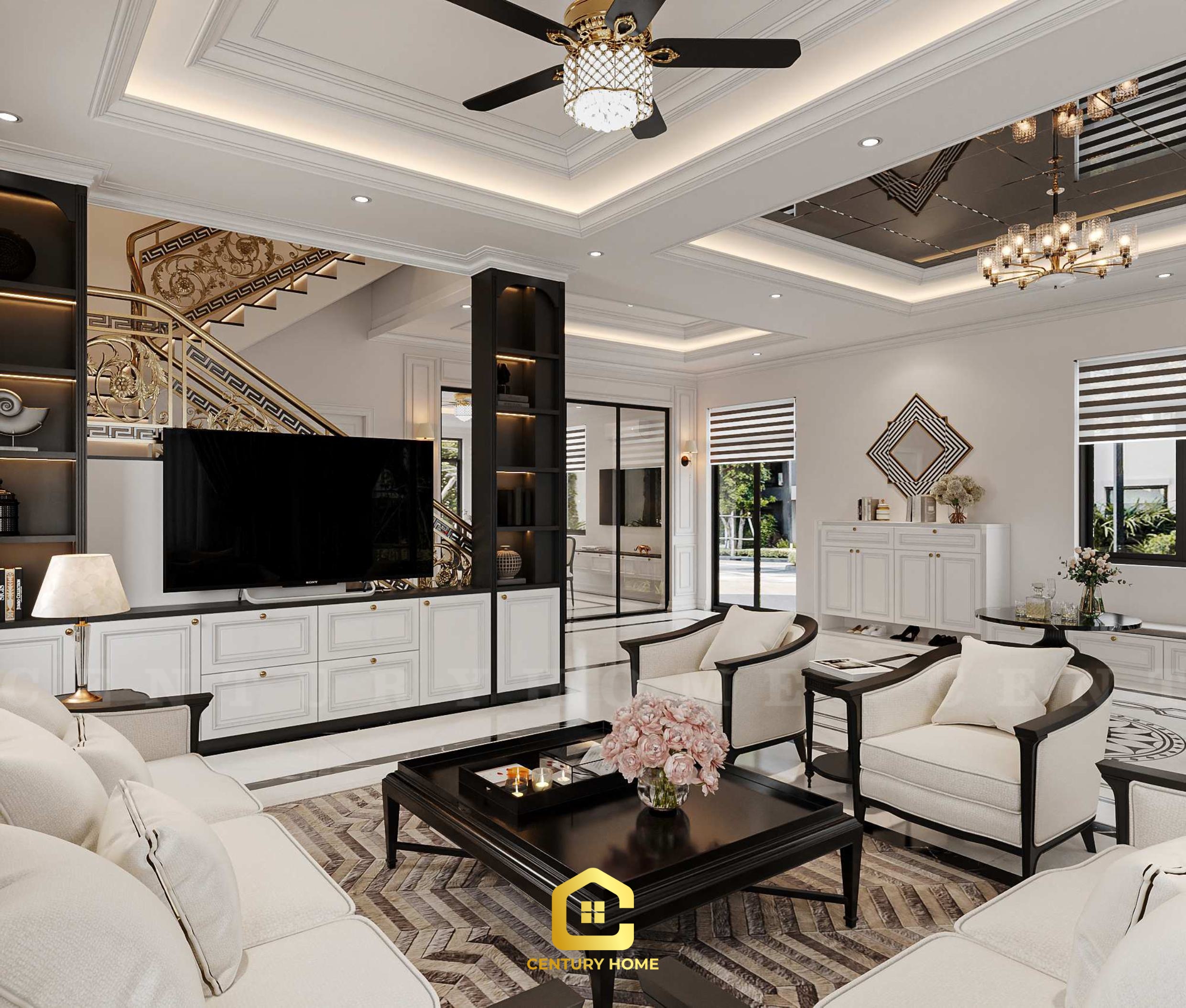 Thiết Kế Nội Thất - PC Tân Cổ - Anh Thắng - Quảng Ninh