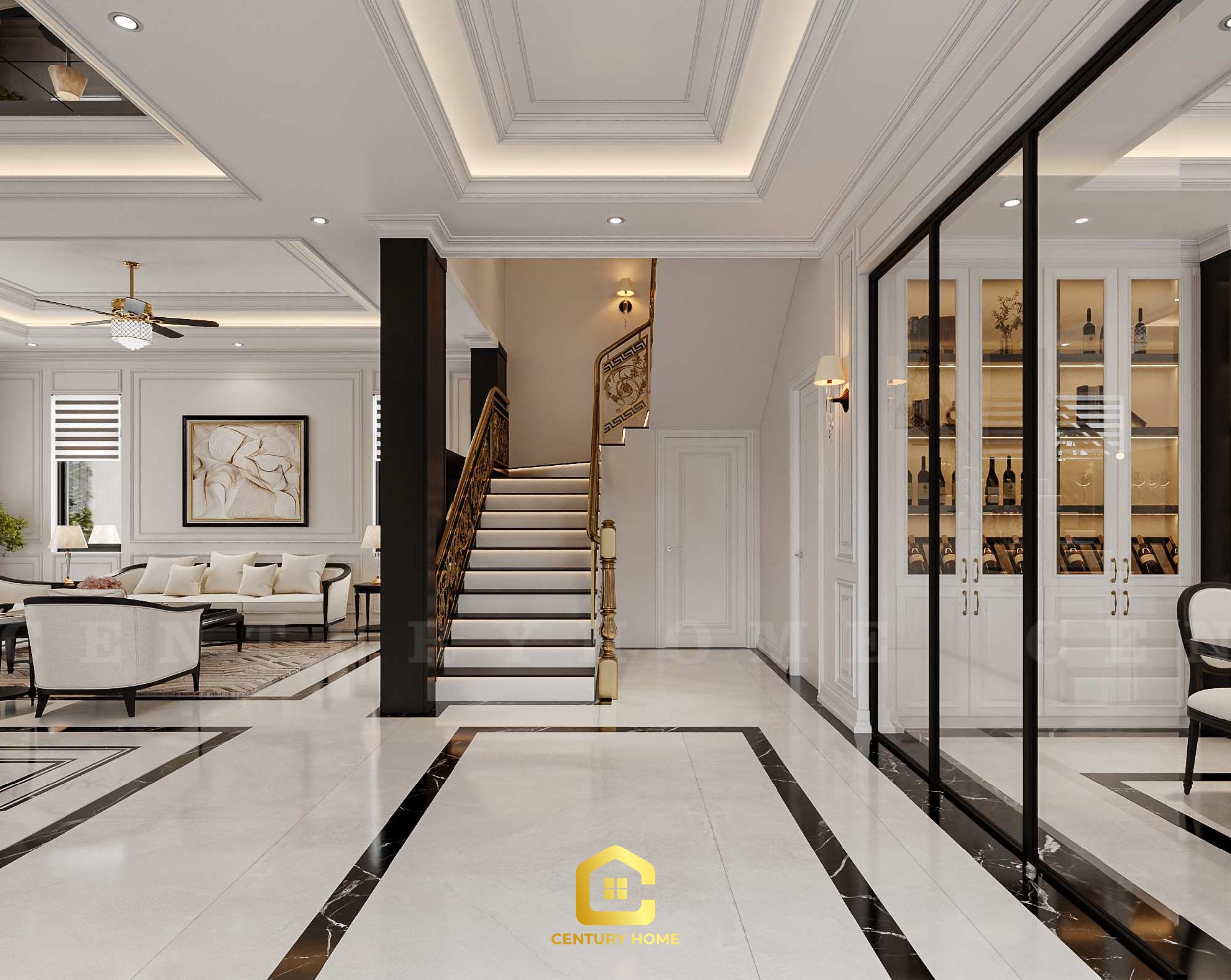 Thiết Kế Nội Thất - PC Tân Cổ - Anh Thắng - Quảng Ninh