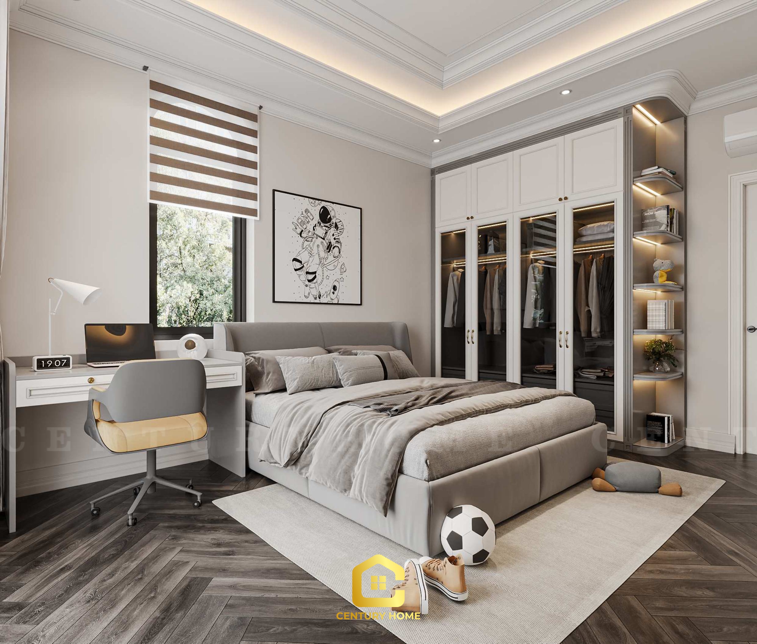 Thiết Kế Nội Thất - PC Tân Cổ - Anh Thắng - Quảng Ninh