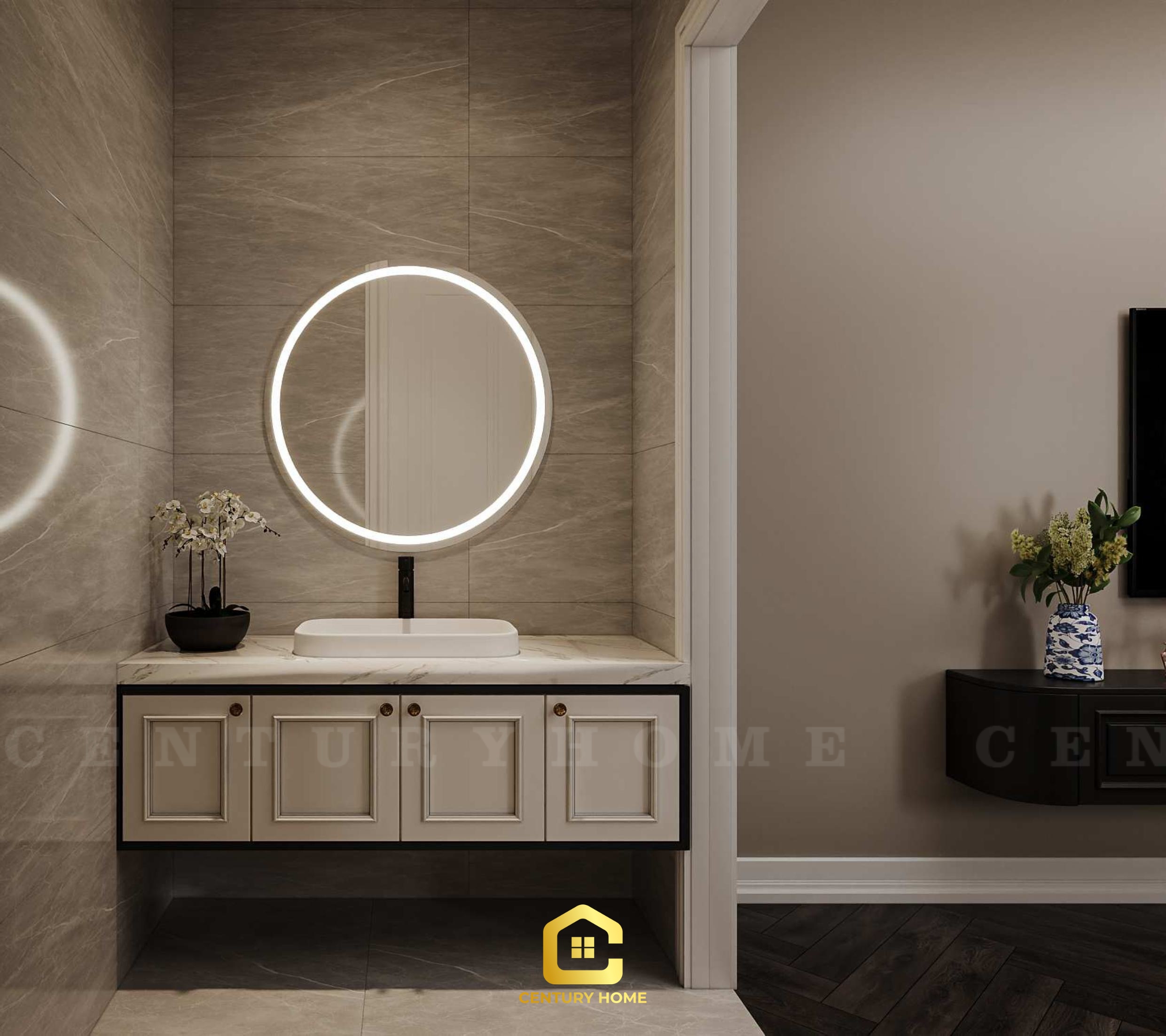 Thiết Kế Nội Thất - PC Tân Cổ - Anh Thắng - Quảng Ninh