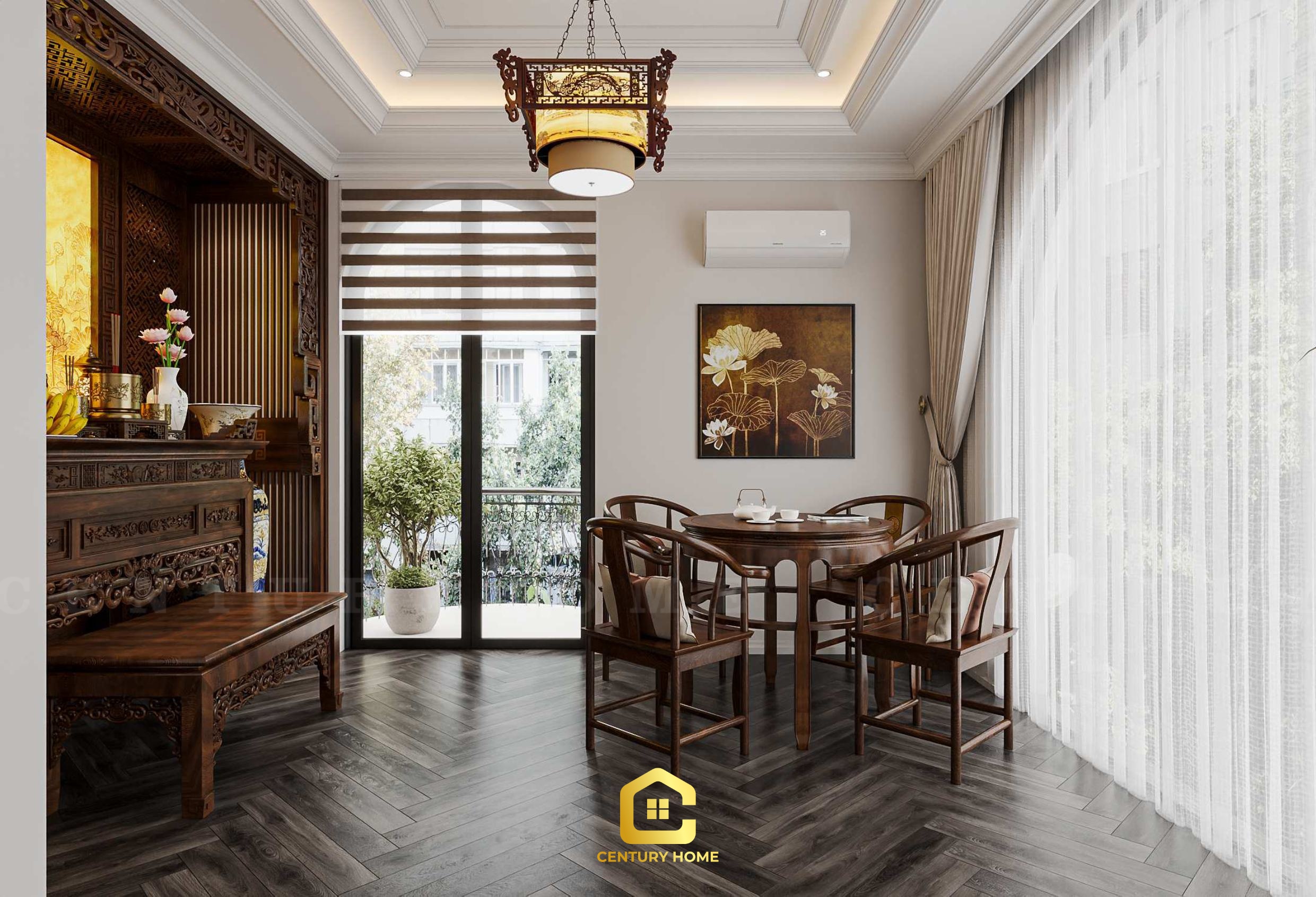 Thiết Kế Nội Thất - PC Tân Cổ - Anh Thắng - Quảng Ninh