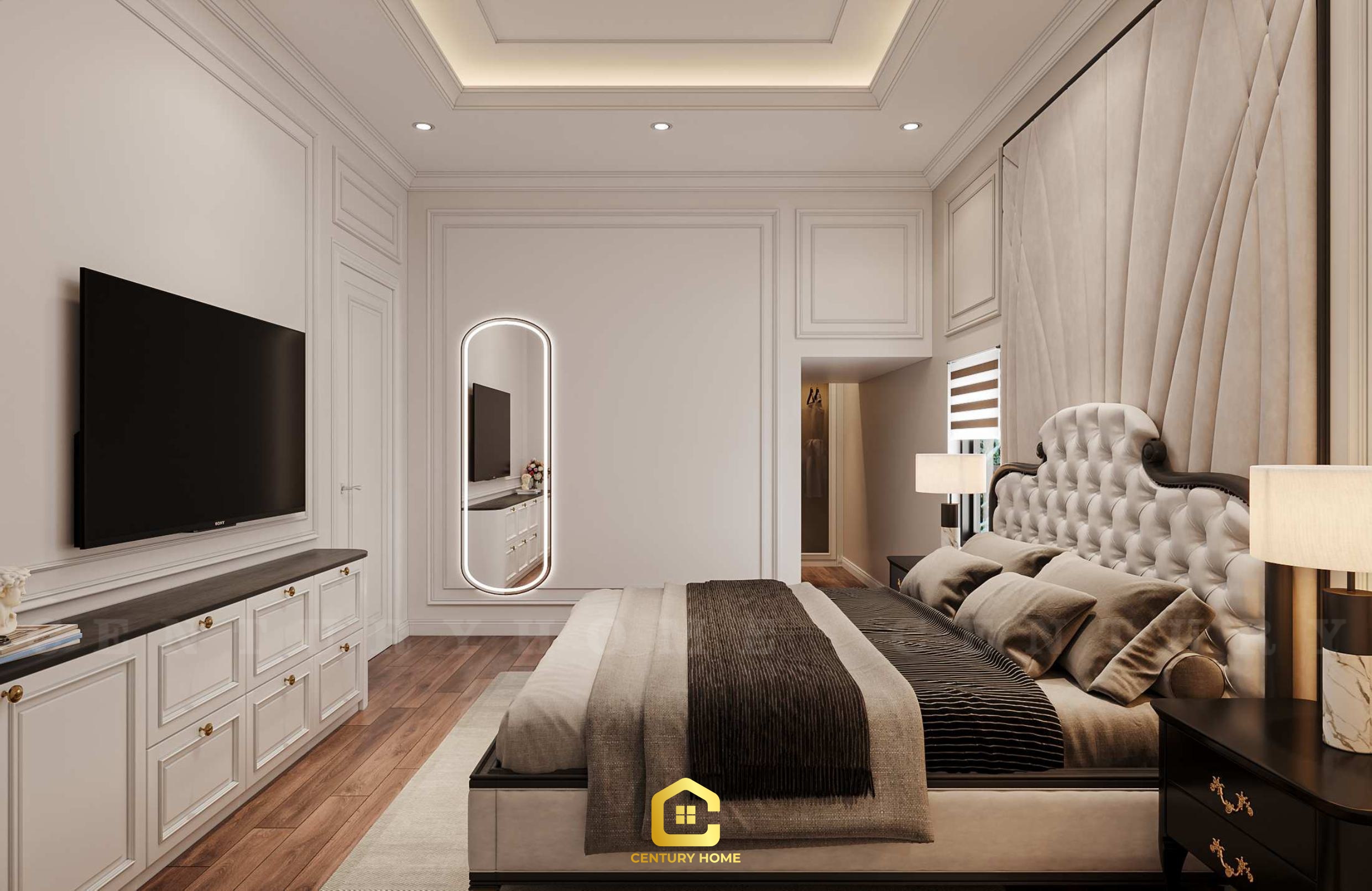 Thiết Kế Nội Thất - PC Tân Cổ - Chị Hạnh - Thái Nguyên