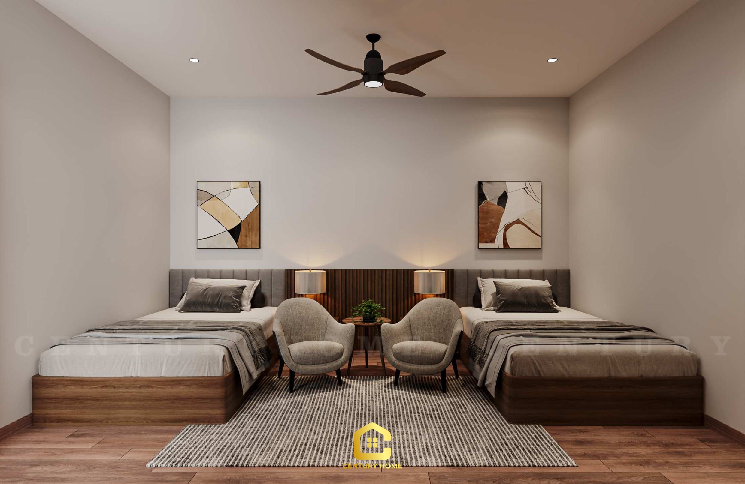 Thiết Kế Nội Thất - PC Tân Cổ - Chị Hạnh - Thái Nguyên