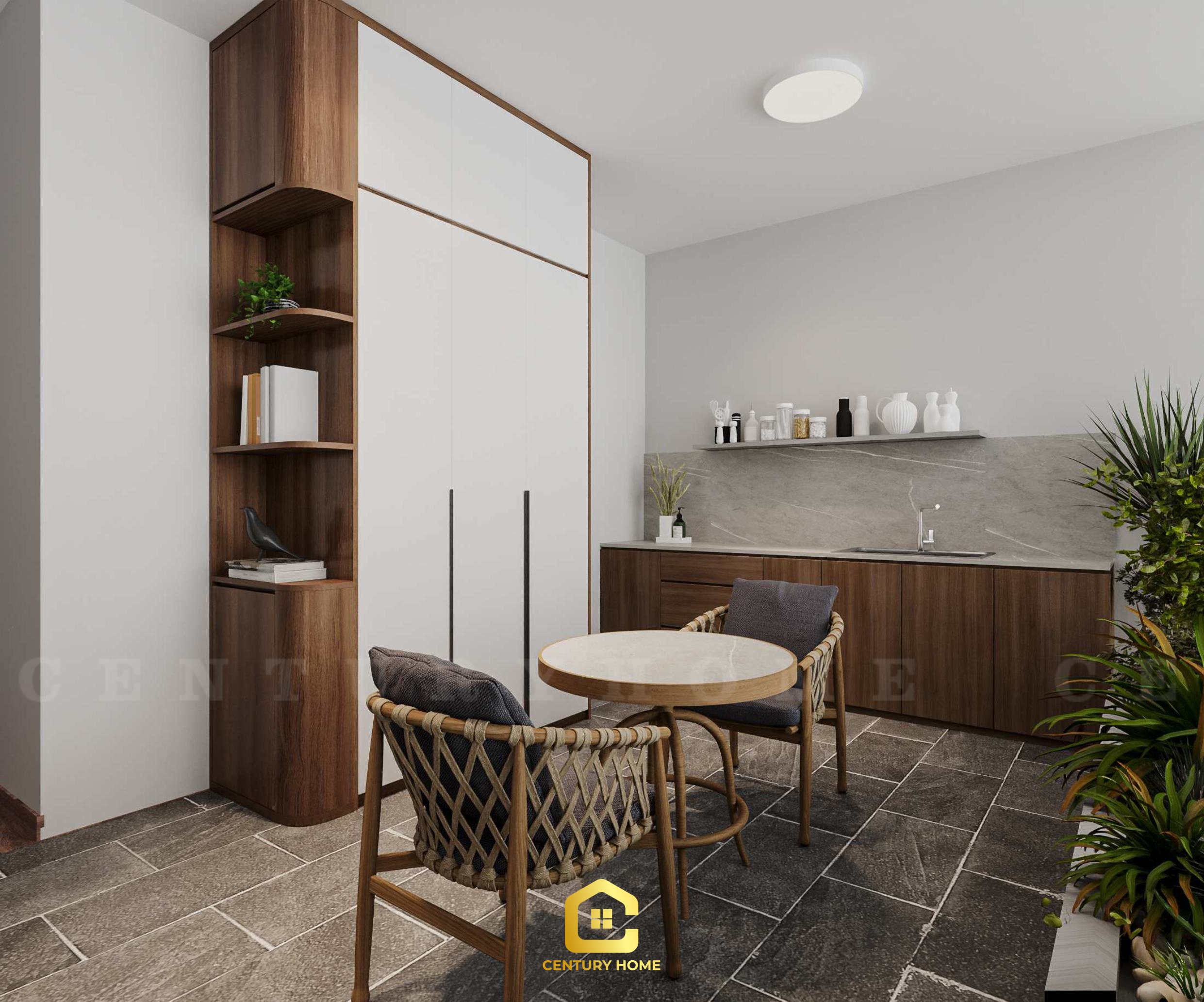 Thiết Kế Nội Thất - PC Tân Cổ - Chị Hạnh - Thái Nguyên