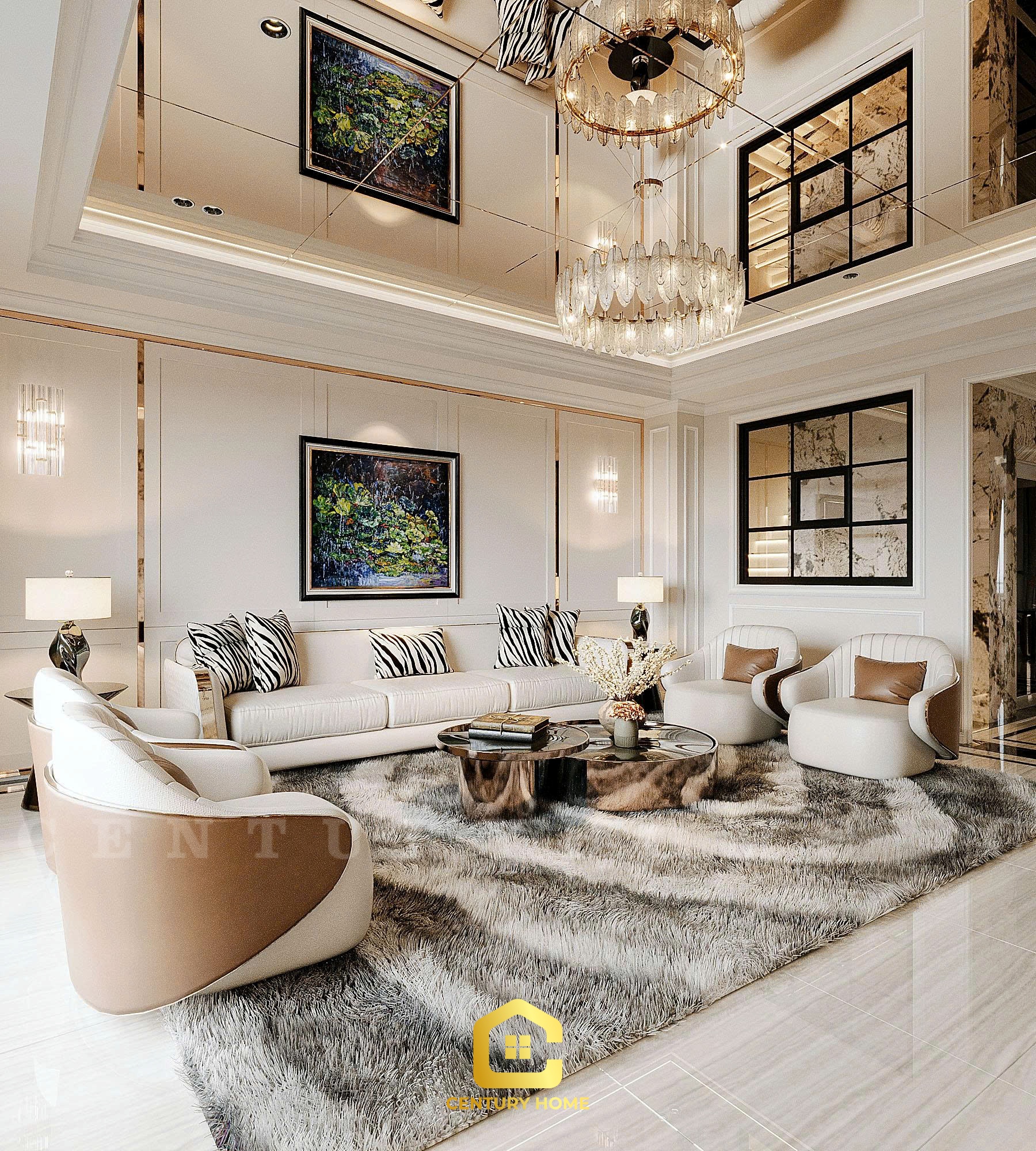 Thiết Kế Nội Thất - PC Tân Cổ - Chị Trang, Anh Dũng - Hà Đông